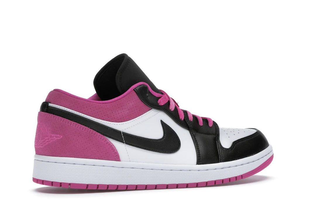 Air Jordan 1 Low Black Active Fuchsia
