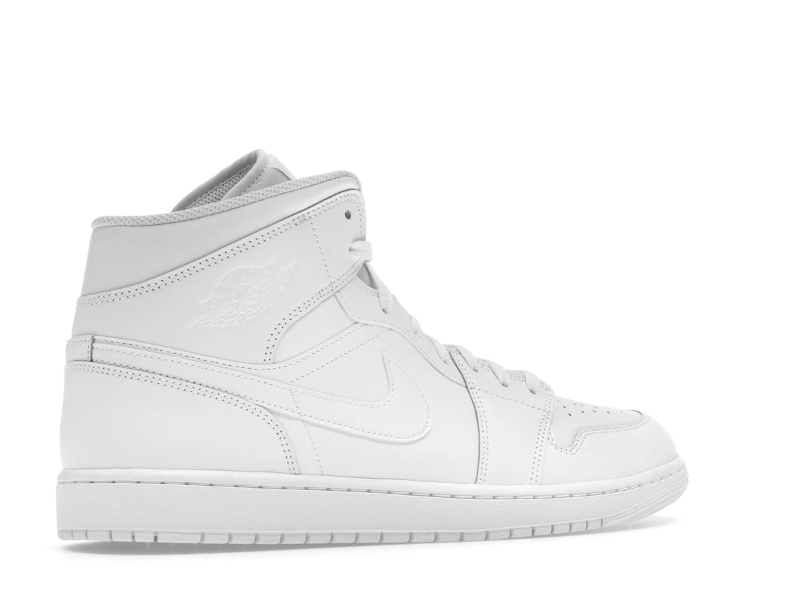 Air Jordan 1 Mid Triple White
