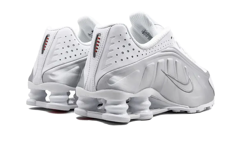 Nike Shox R4 White Metallic Silver (Women's)