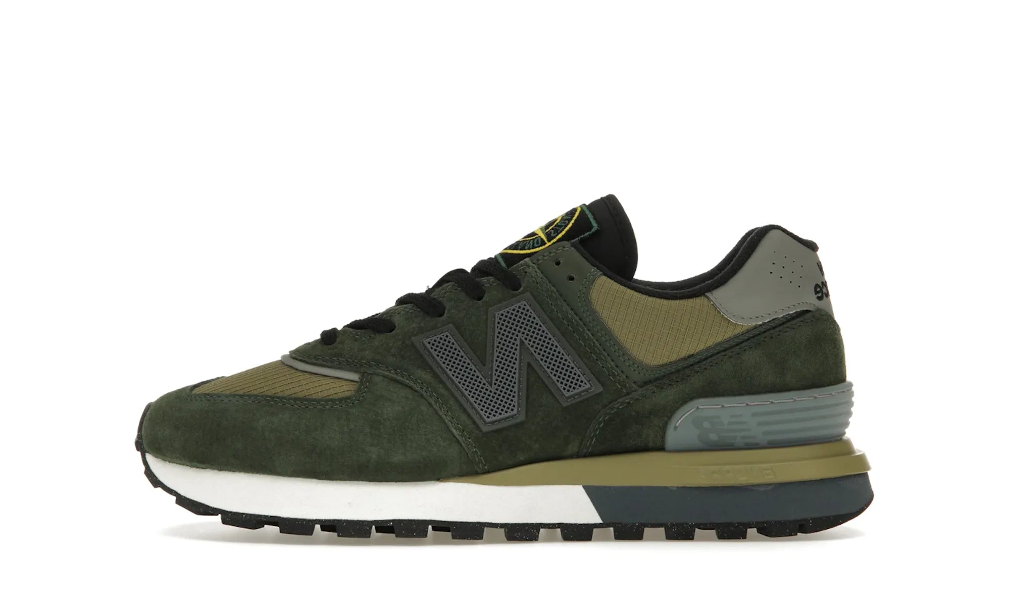 New Balance 574 Legacy Stone Island Dark Green - resellguru.app