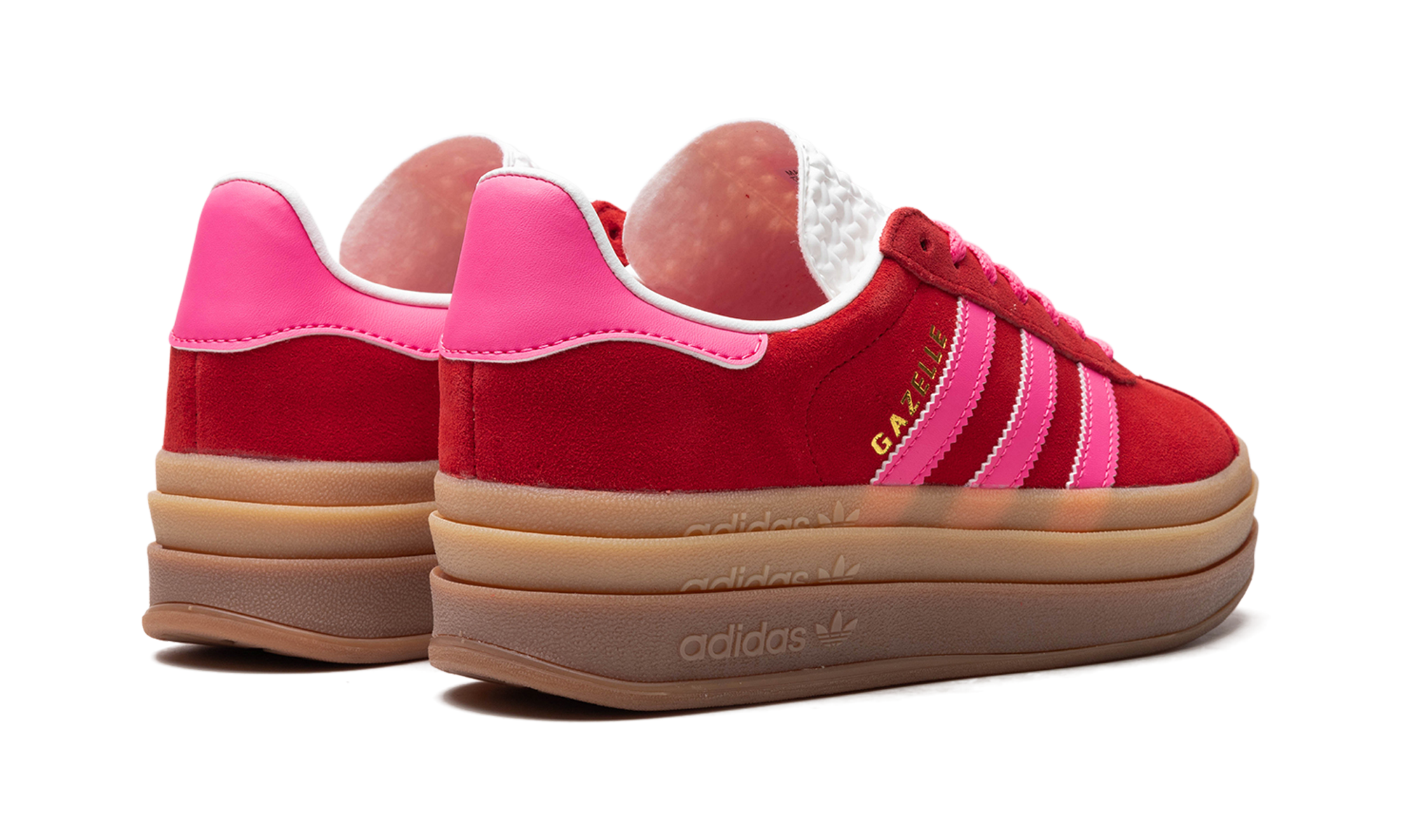 Adidas Gazelle Bold Collegiate Red Lucid Pink - resellguru.app