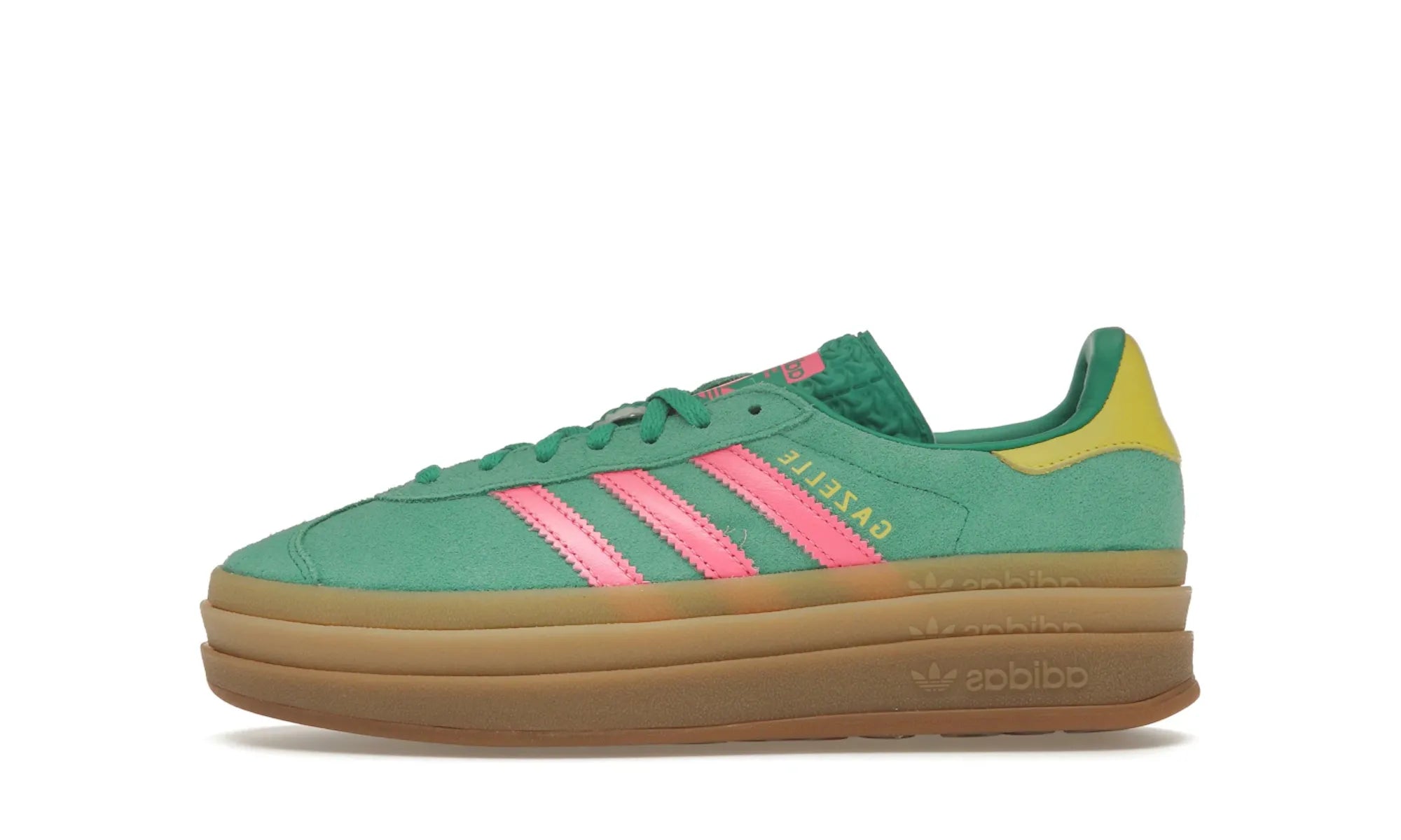 Adidas Gazelle Bold Court Green Lucid Pink - resellguru.app