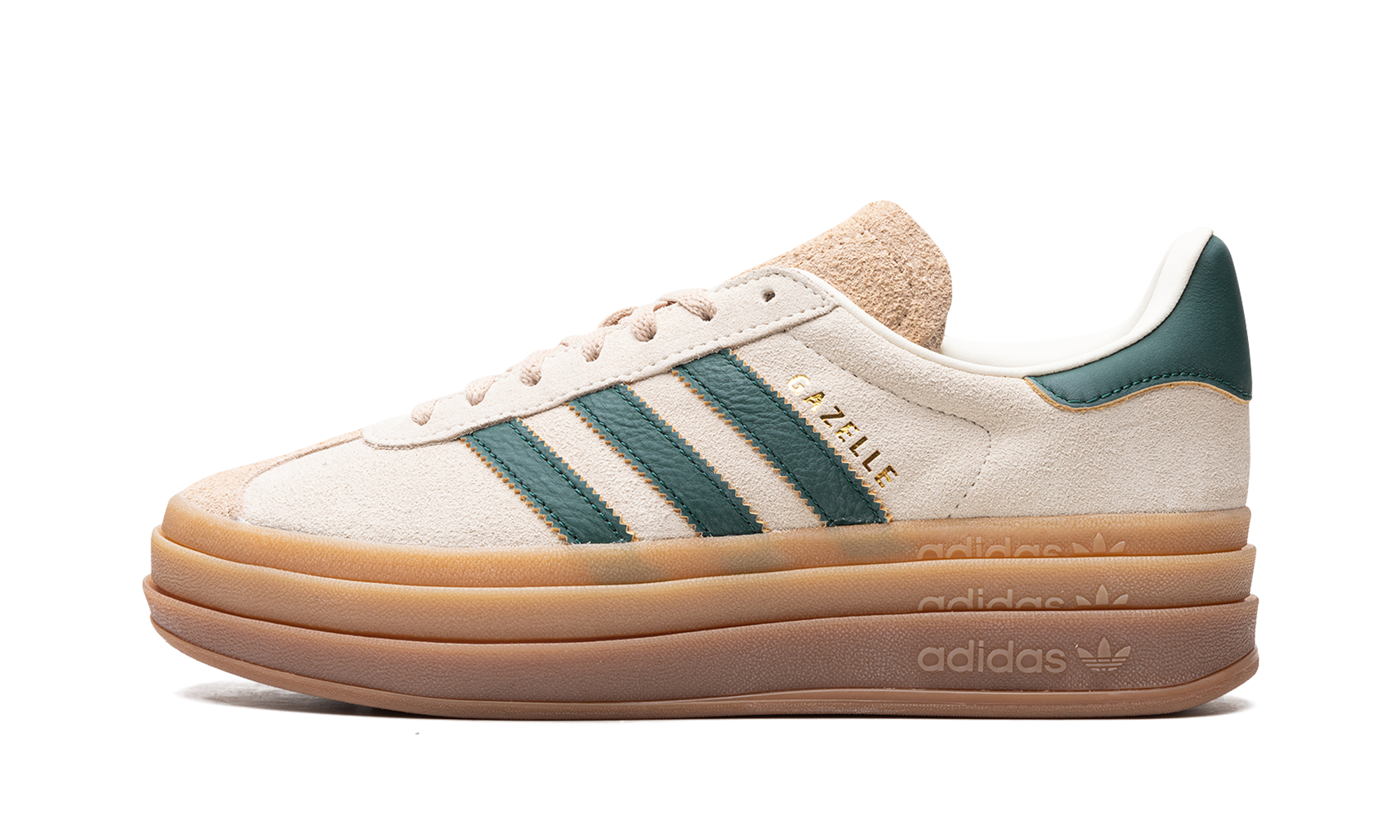 Adidas Gazelle Bold Magic Beige Collegiate Green - resellguru.app