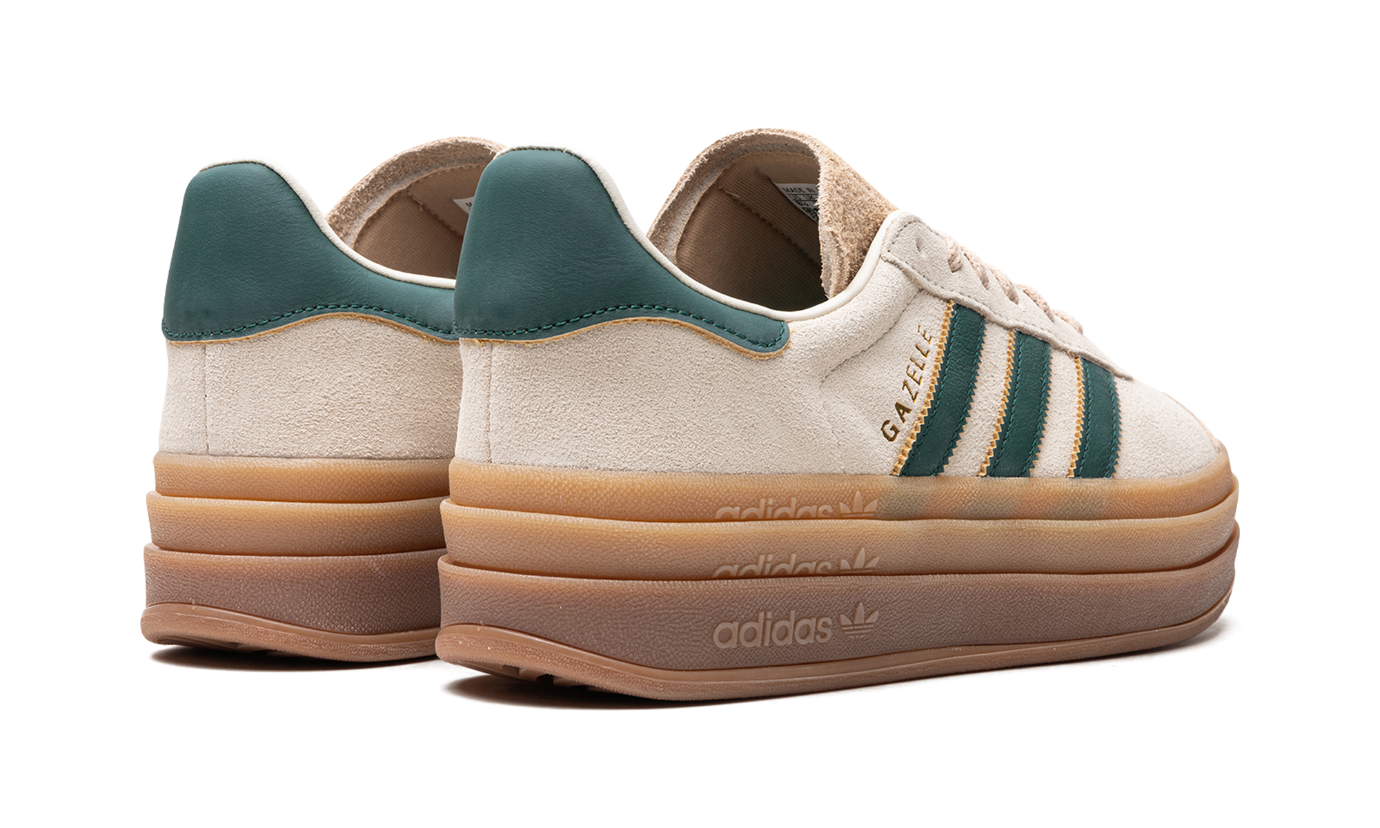 Adidas Gazelle Bold Magic Beige Collegiate Green - resellguru.app