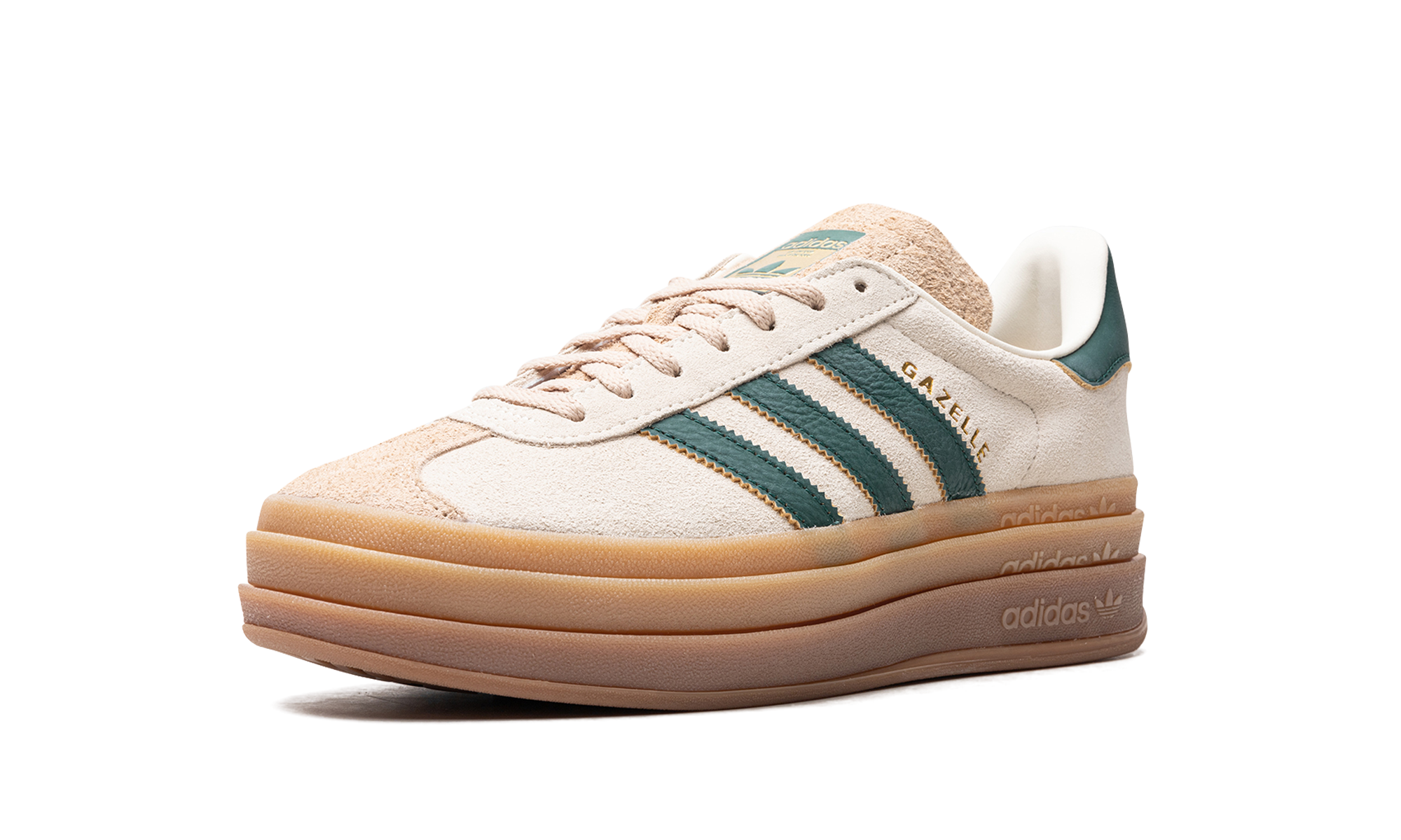 Adidas Gazelle Bold Magic Beige Collegiate Green - resellguru.app