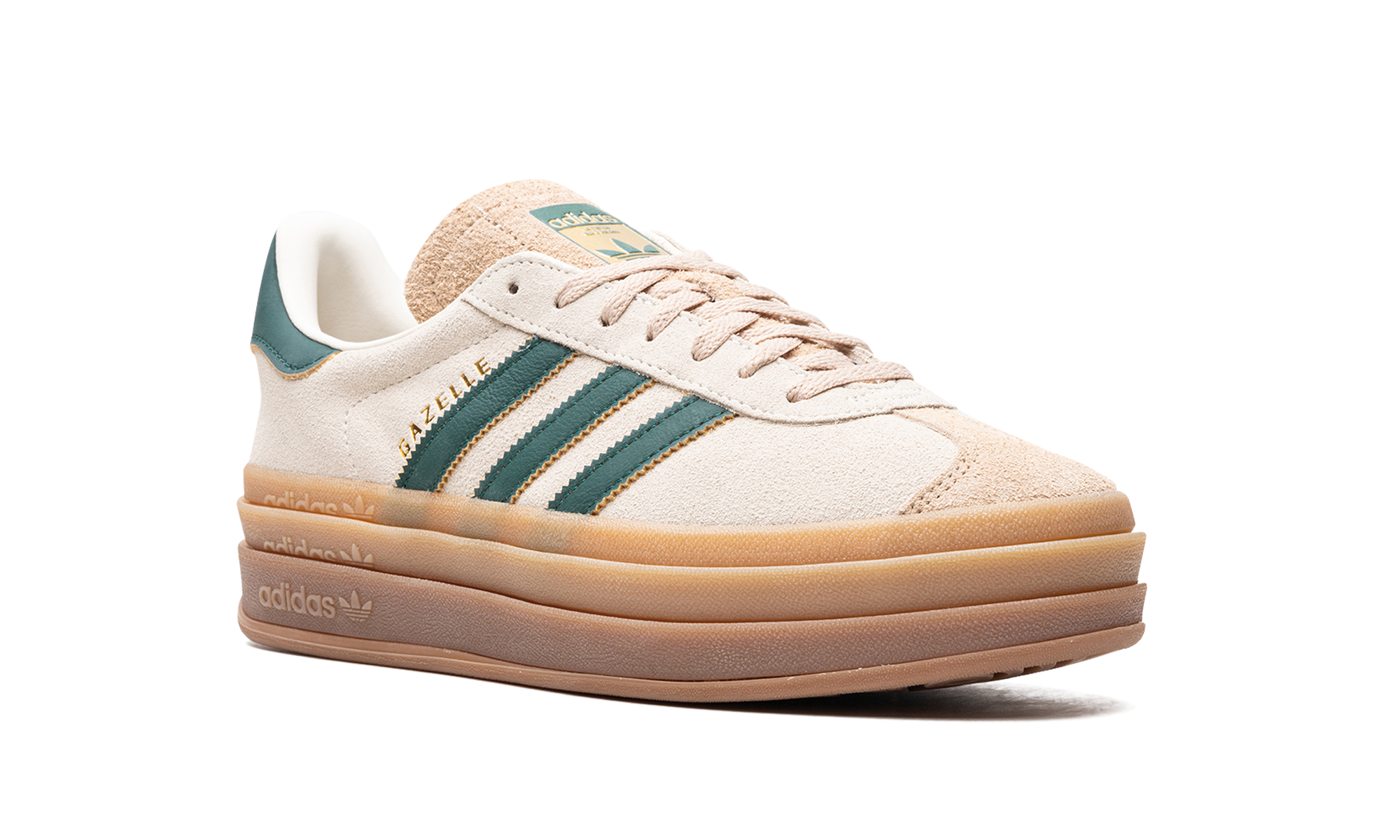 Adidas Gazelle Bold Magic Beige Collegiate Green - resellguru.app