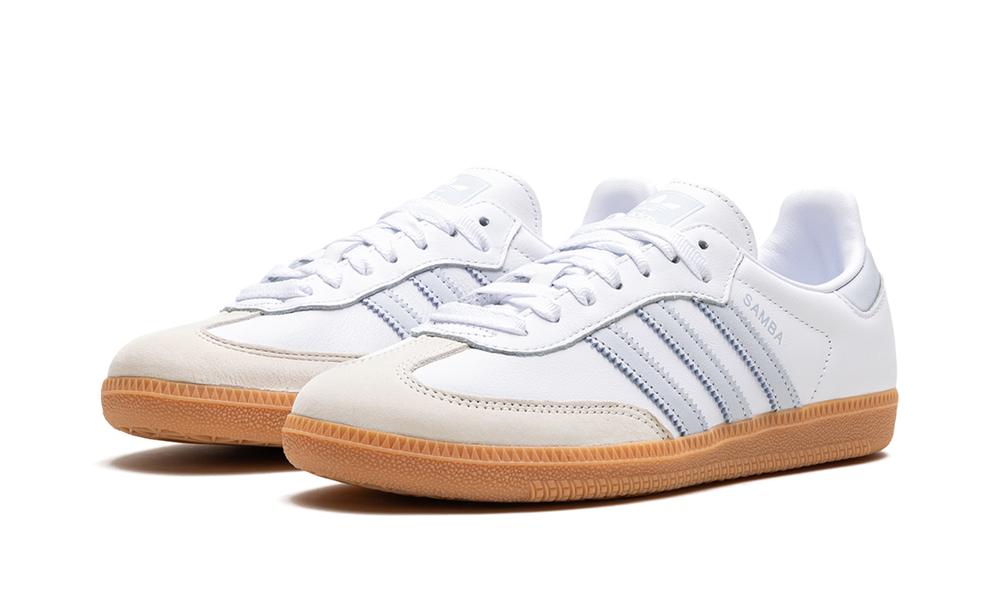 Adidas Samba OG White Halo Blue Gum - resellguru.app