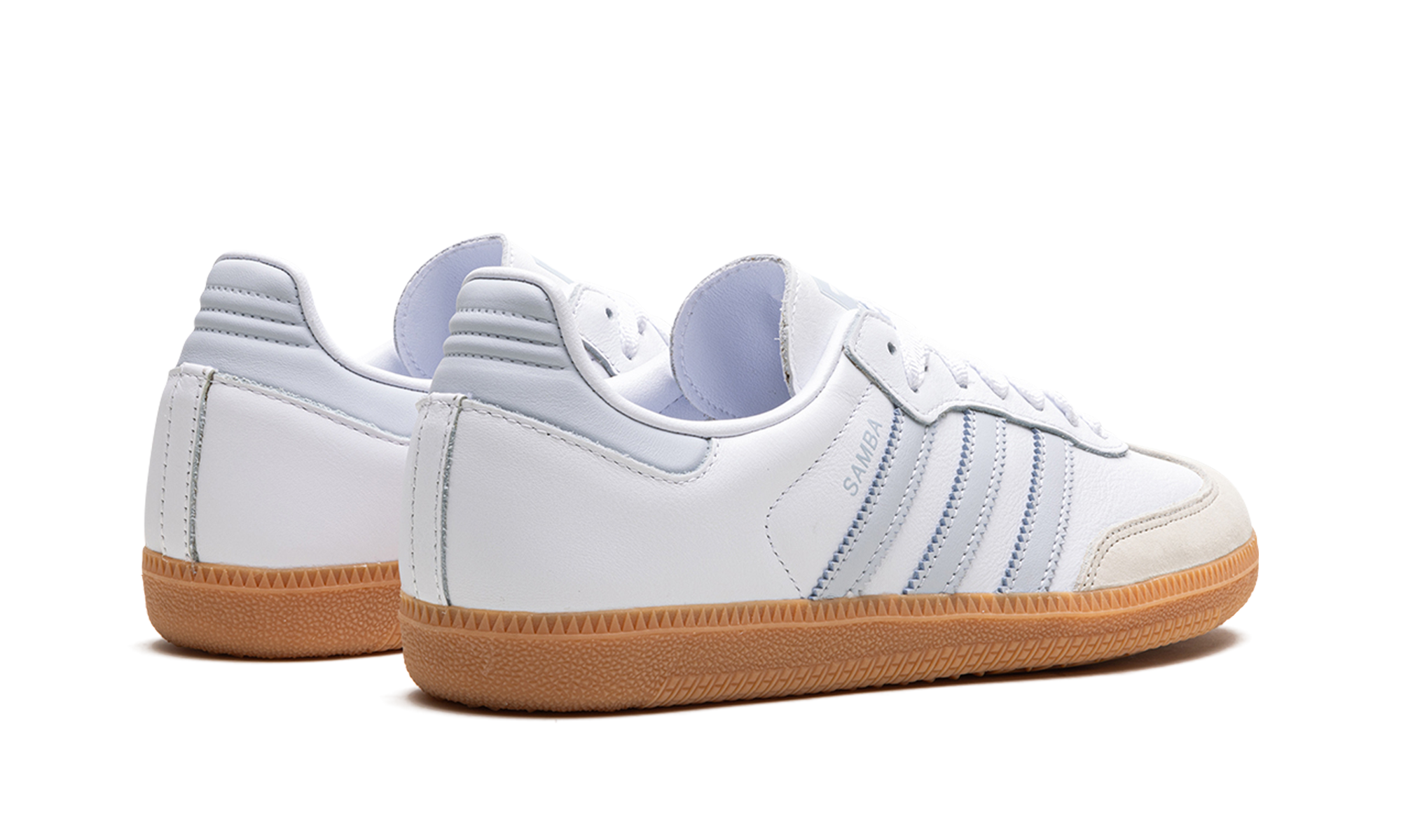 Adidas Samba OG White Halo Blue Gum - resellguru.app
