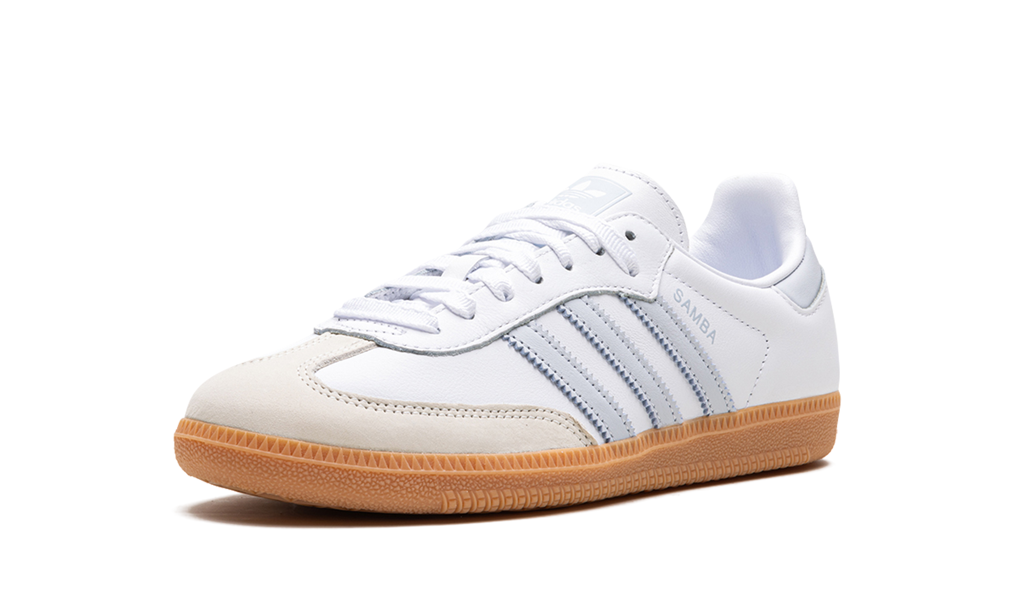 Adidas Samba OG White Halo Blue Gum - resellguru.app