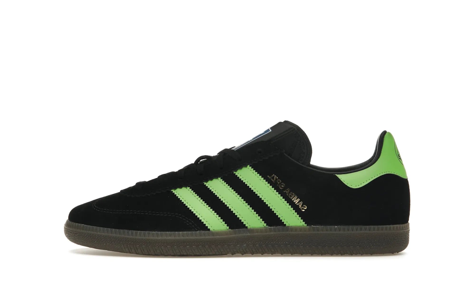 Adidas Samba Deco SPZL Black Lucid Lime - resellguru.app