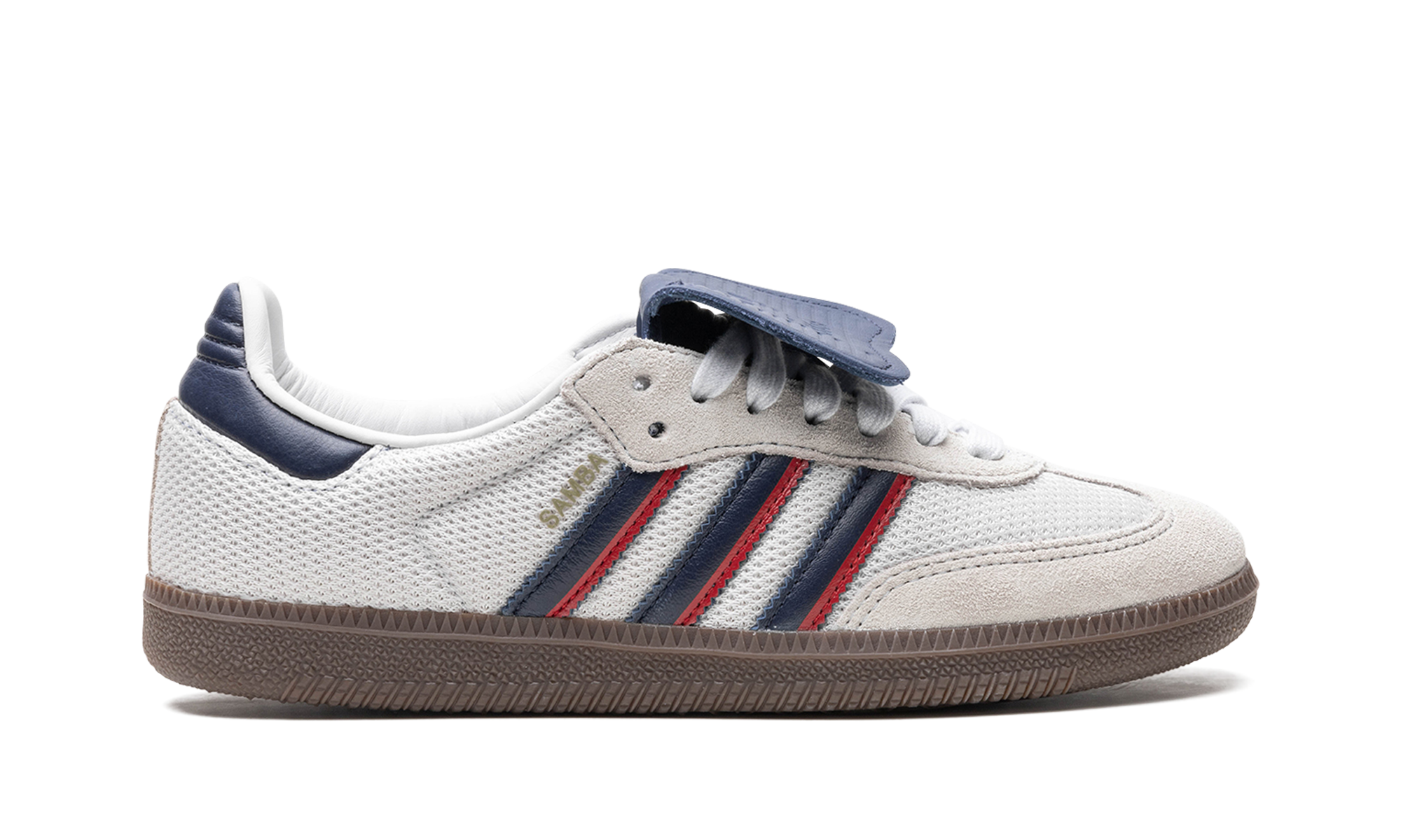 Adidas Samba LT Crystal White Dark Blue - resellguru.app