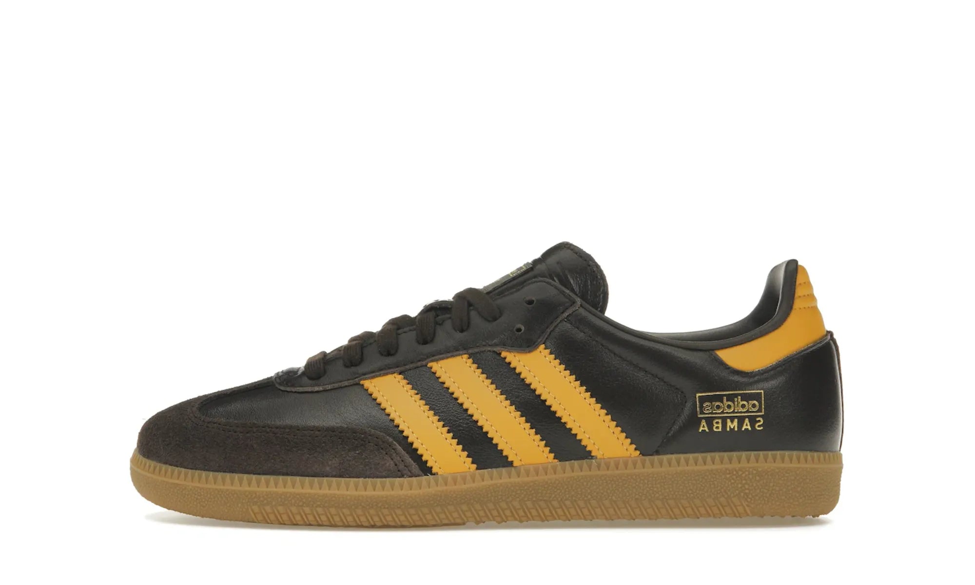 Adidas Samba OG Dark Brown Preloved Yellow - resellguru.app