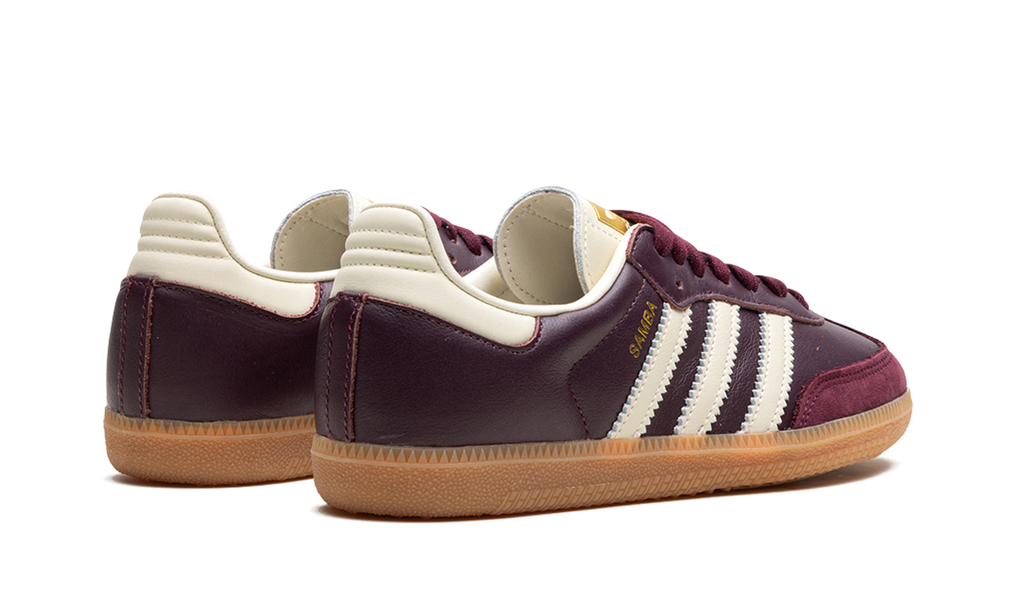 Adidas Samba OG Maroon Gold Metallic - resellguru.app