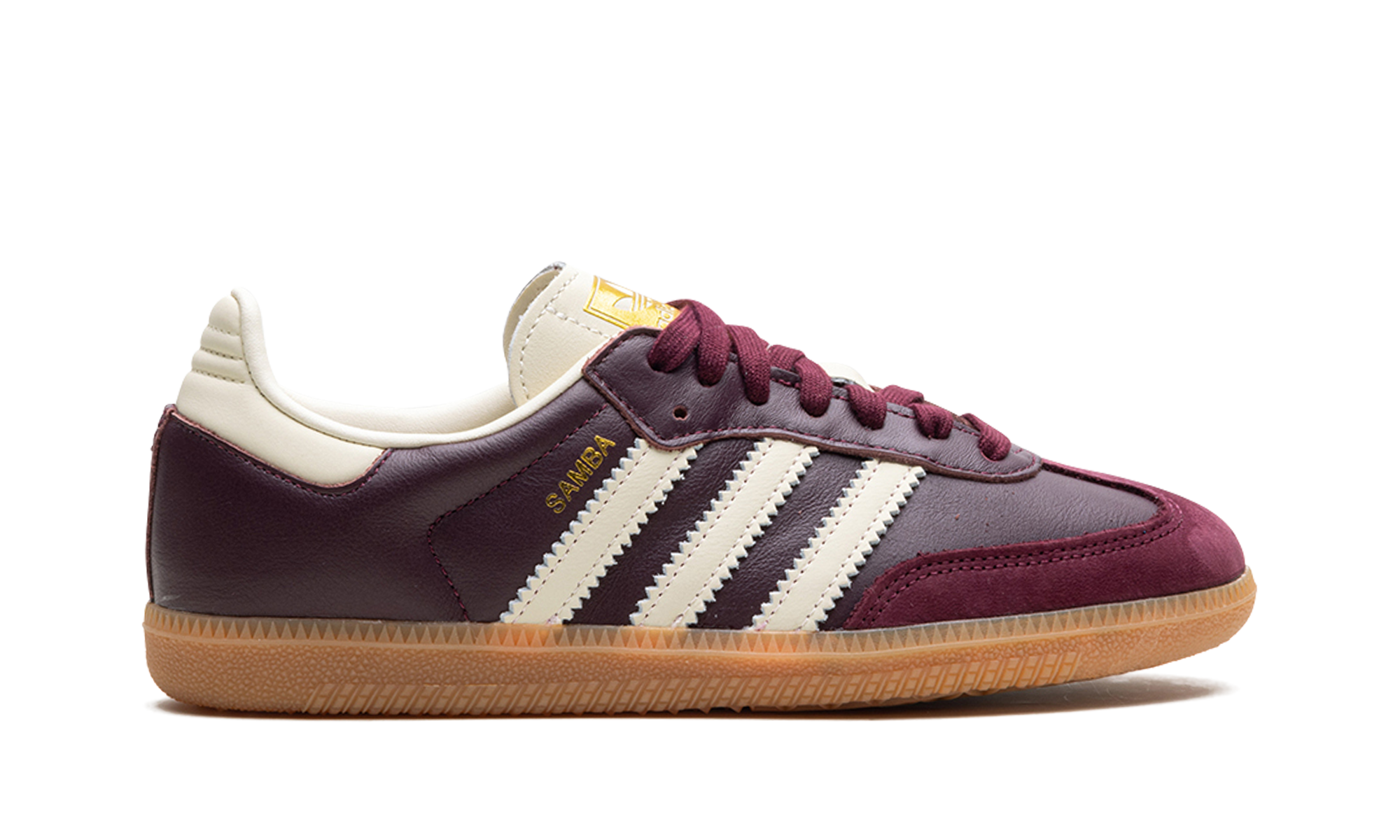 Adidas Samba OG Maroon Gold Metallic - resellguru.app