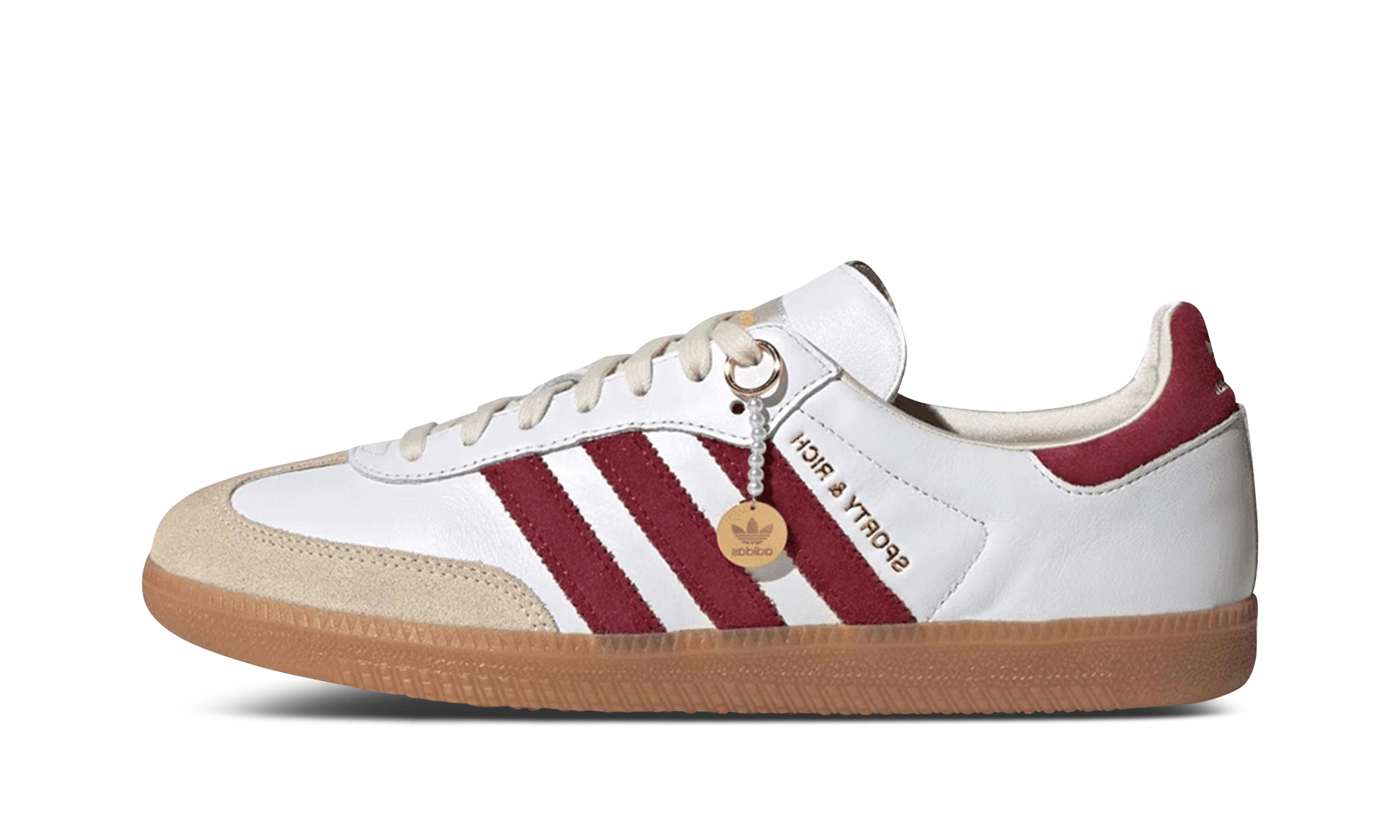 Adidas Samba Sporty & Rich White Collegiate Burgundy - resellguru.app