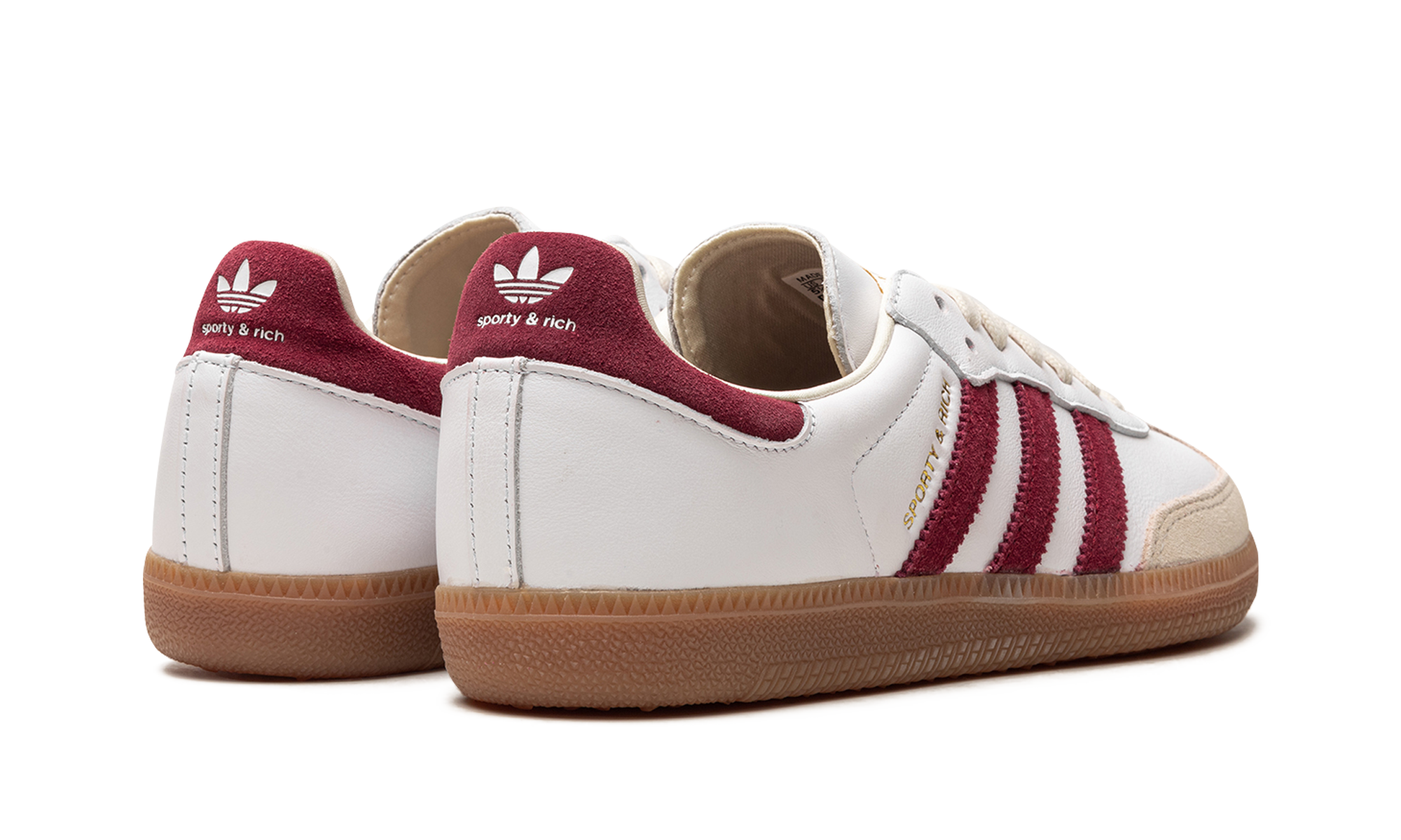 Adidas Samba Sporty & Rich White Collegiate Burgundy - resellguru.app