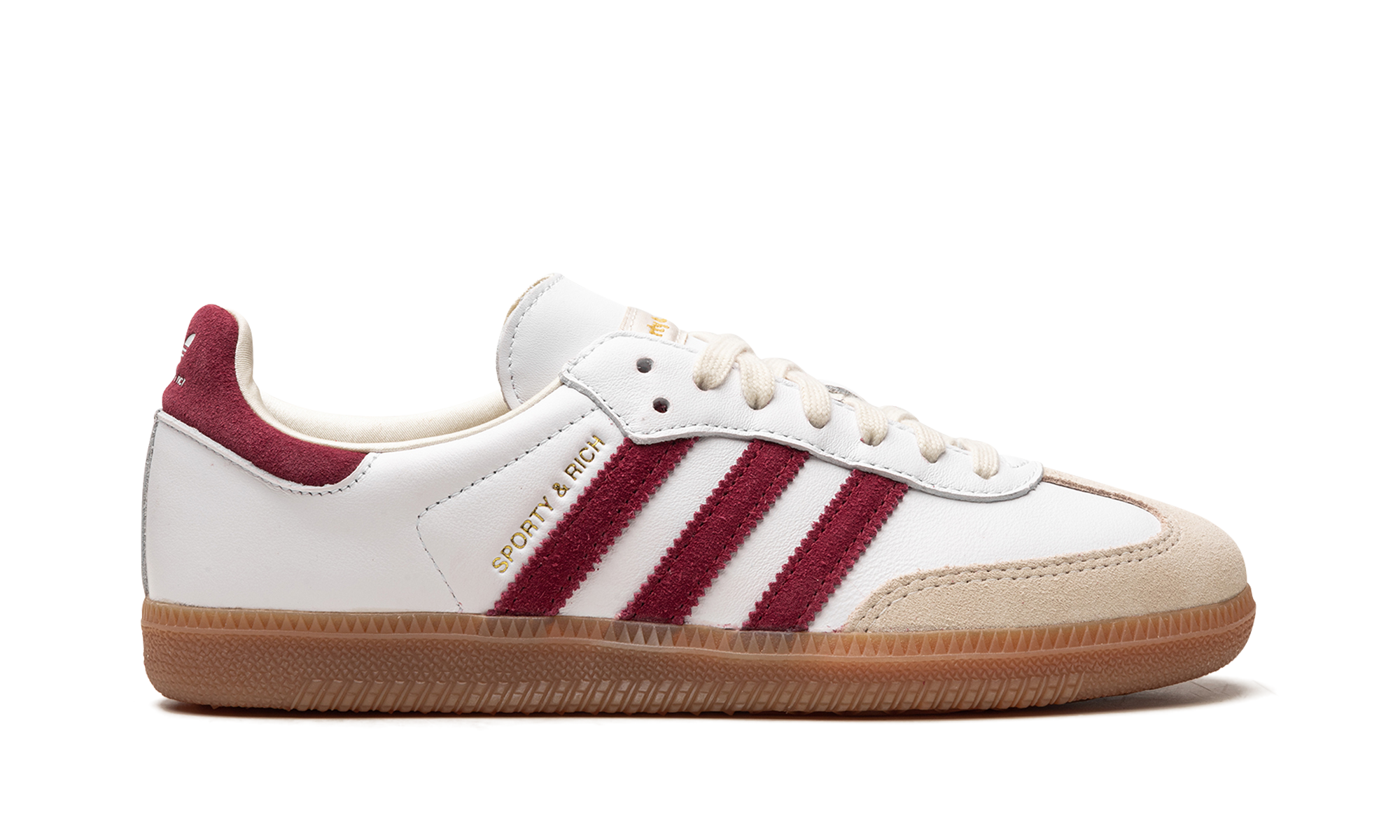 Adidas Samba Sporty & Rich White Collegiate Burgundy - resellguru.app