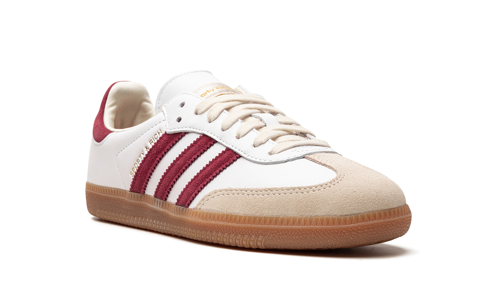 Adidas Samba Sporty & Rich White Collegiate Burgundy - resellguru.app