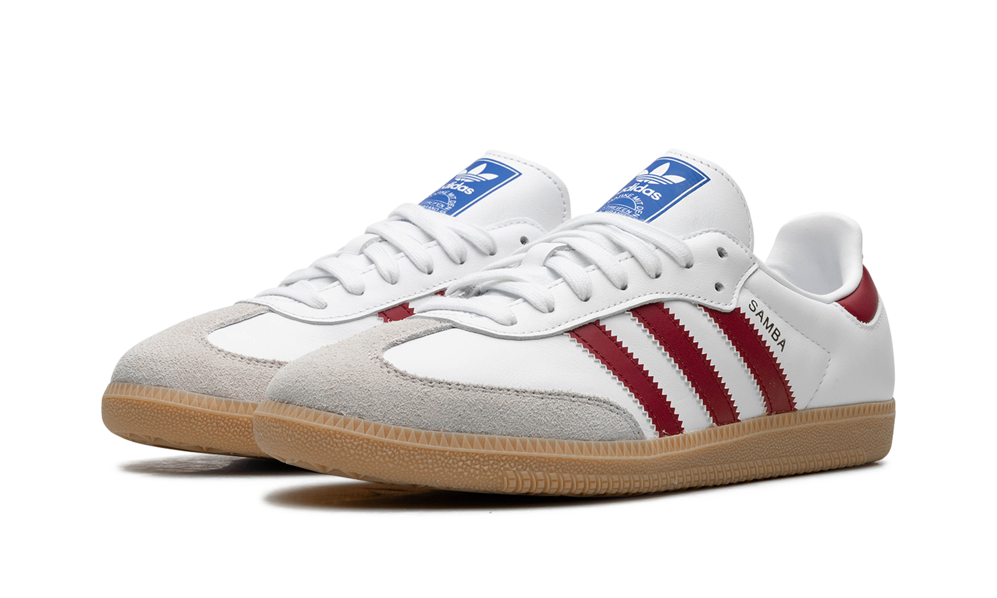 Adidas Samba OG White Burgundy Gum - resellguru.app