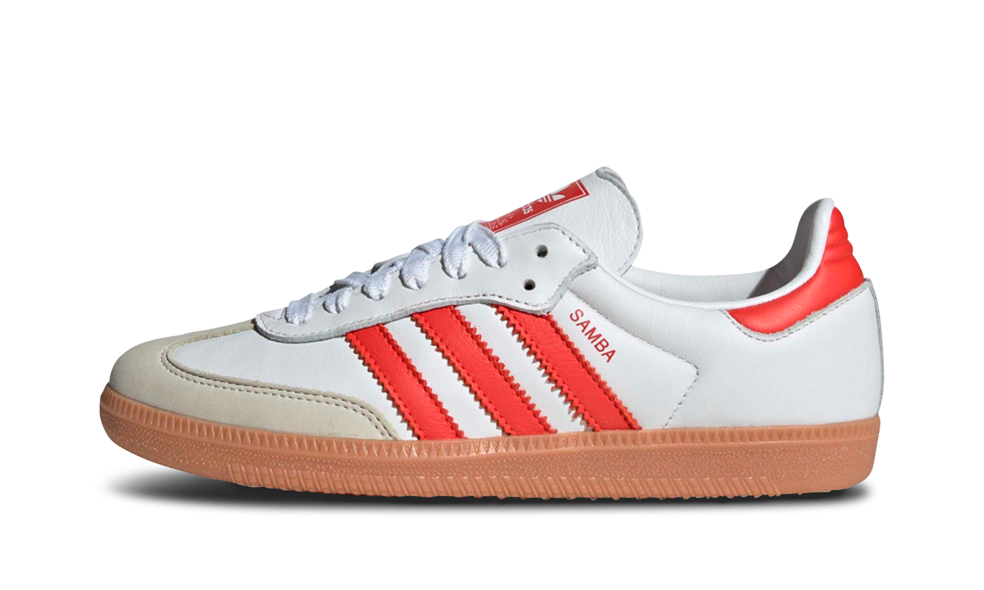 Adidas Samba OG White Solar Red Gum - resellguru.app