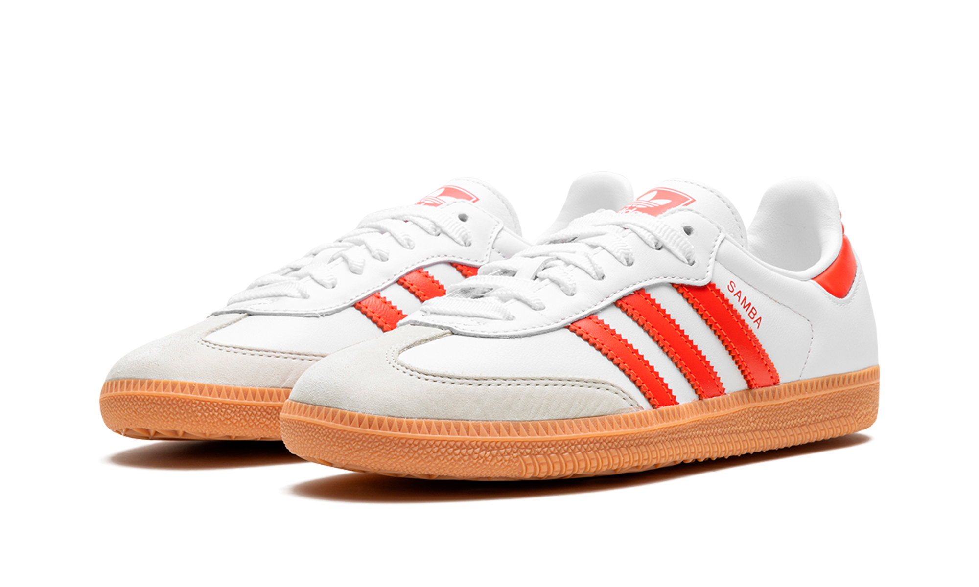 Adidas Samba OG White Solar Red Gum - resellguru.app