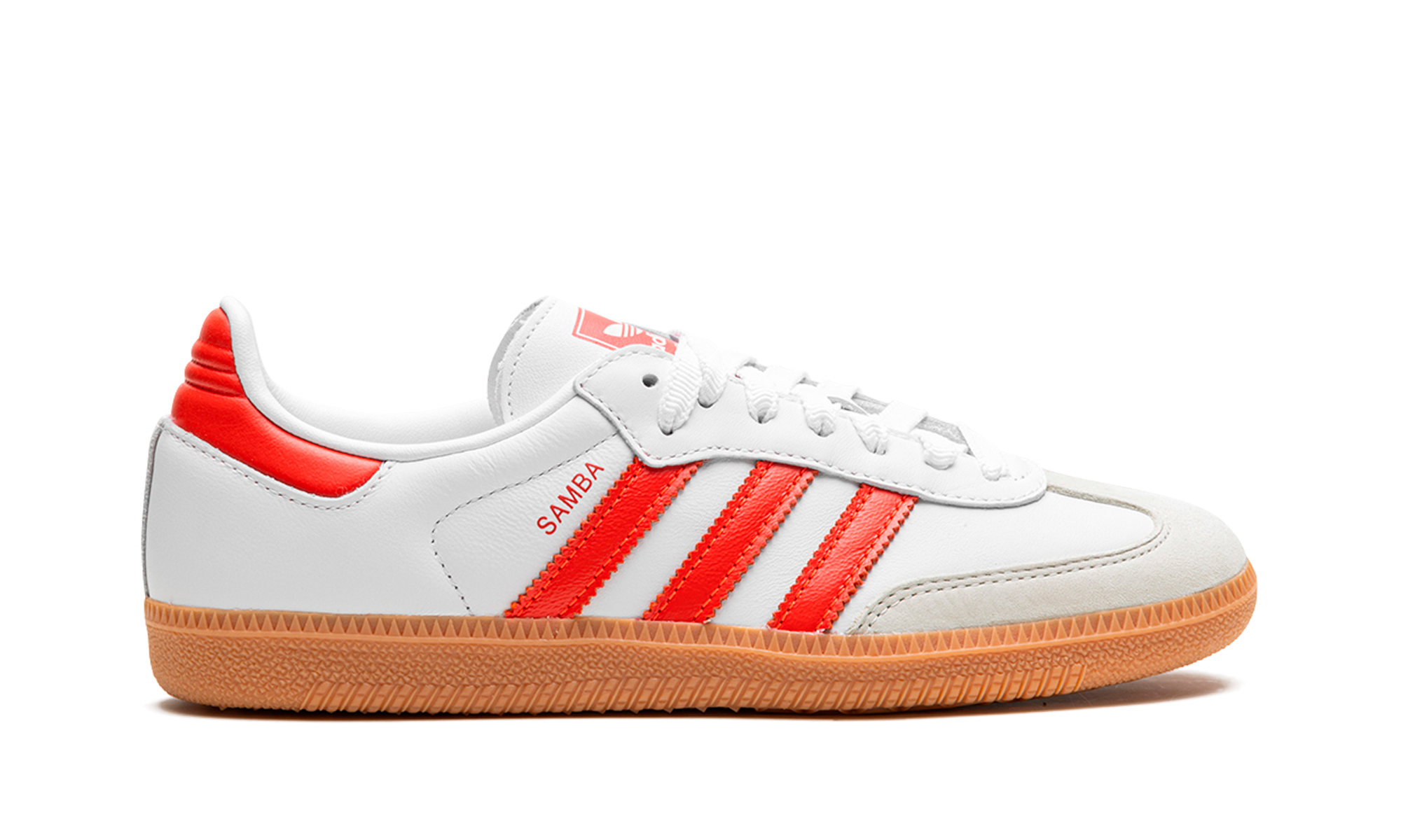 Adidas Samba OG White Solar Red Gum - resellguru.app