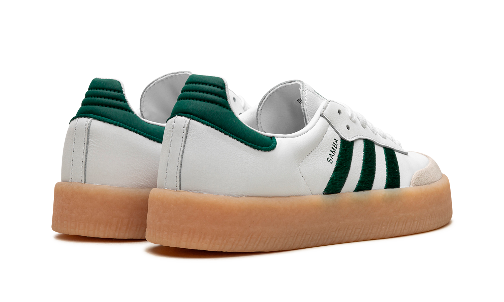 Adidas Sambae White Collegiate Green Gum - resellguru.app