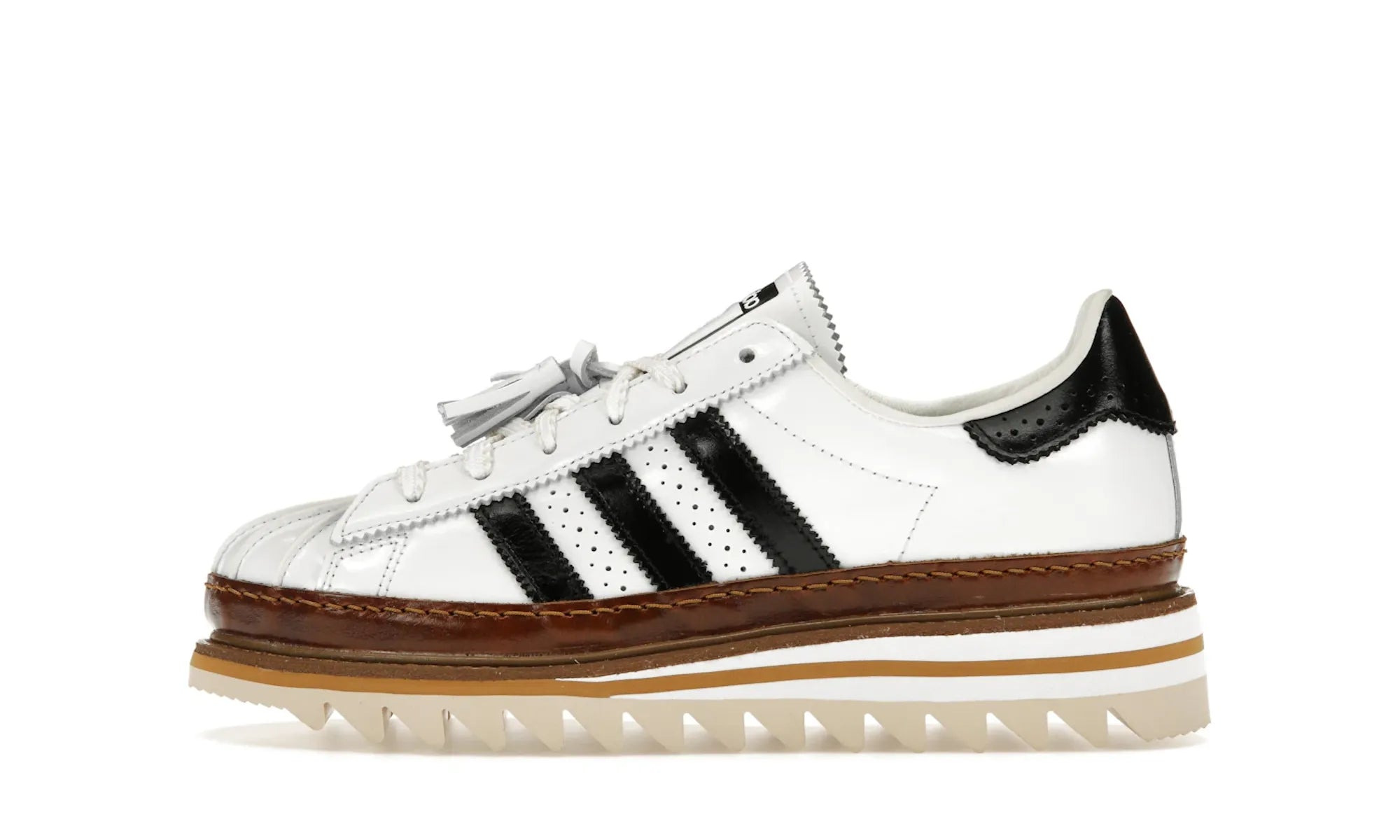 Adidas Superstar CLOT By Edison Chen White Crystal Sand - resellguru.app