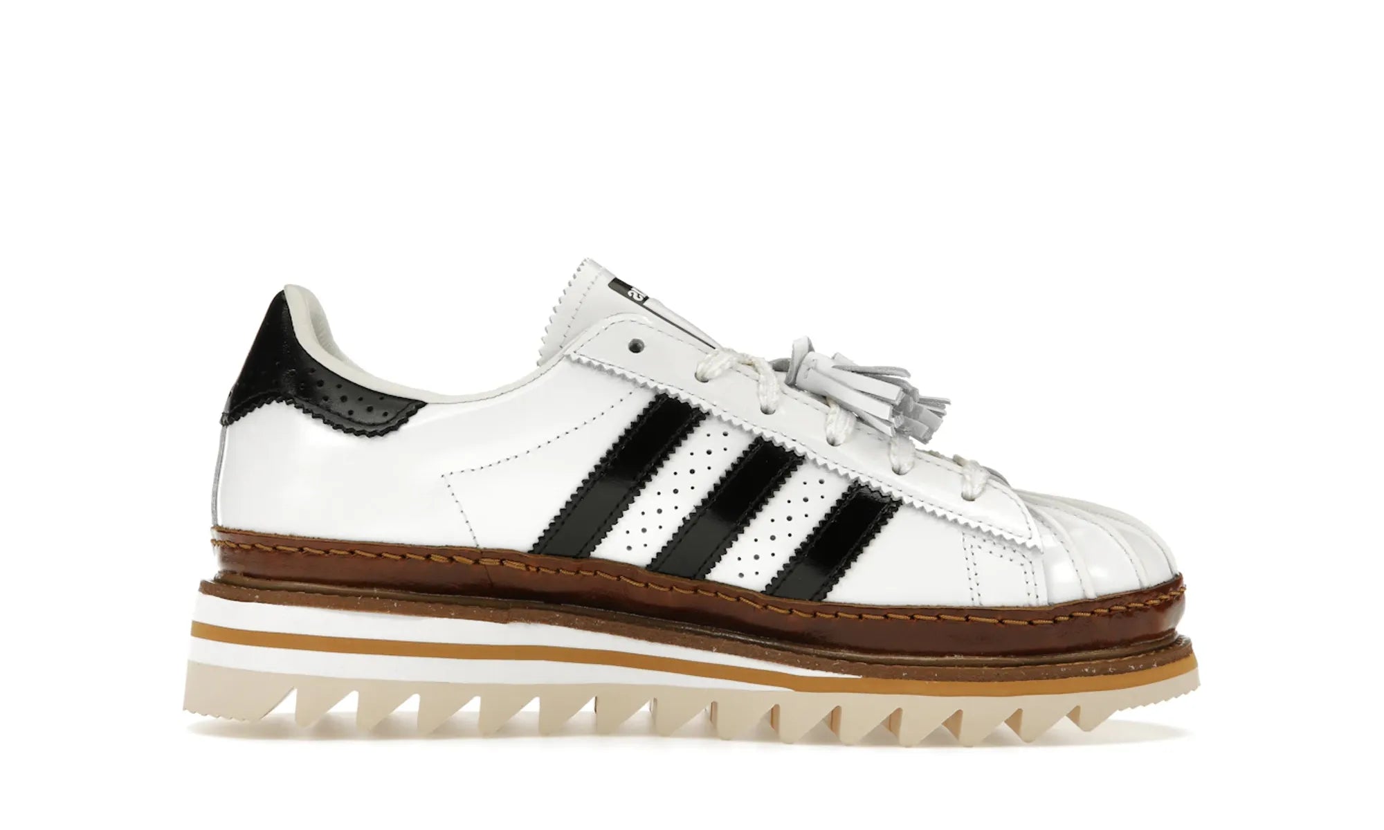 Adidas Superstar CLOT By Edison Chen White Crystal Sand - resellguru.app