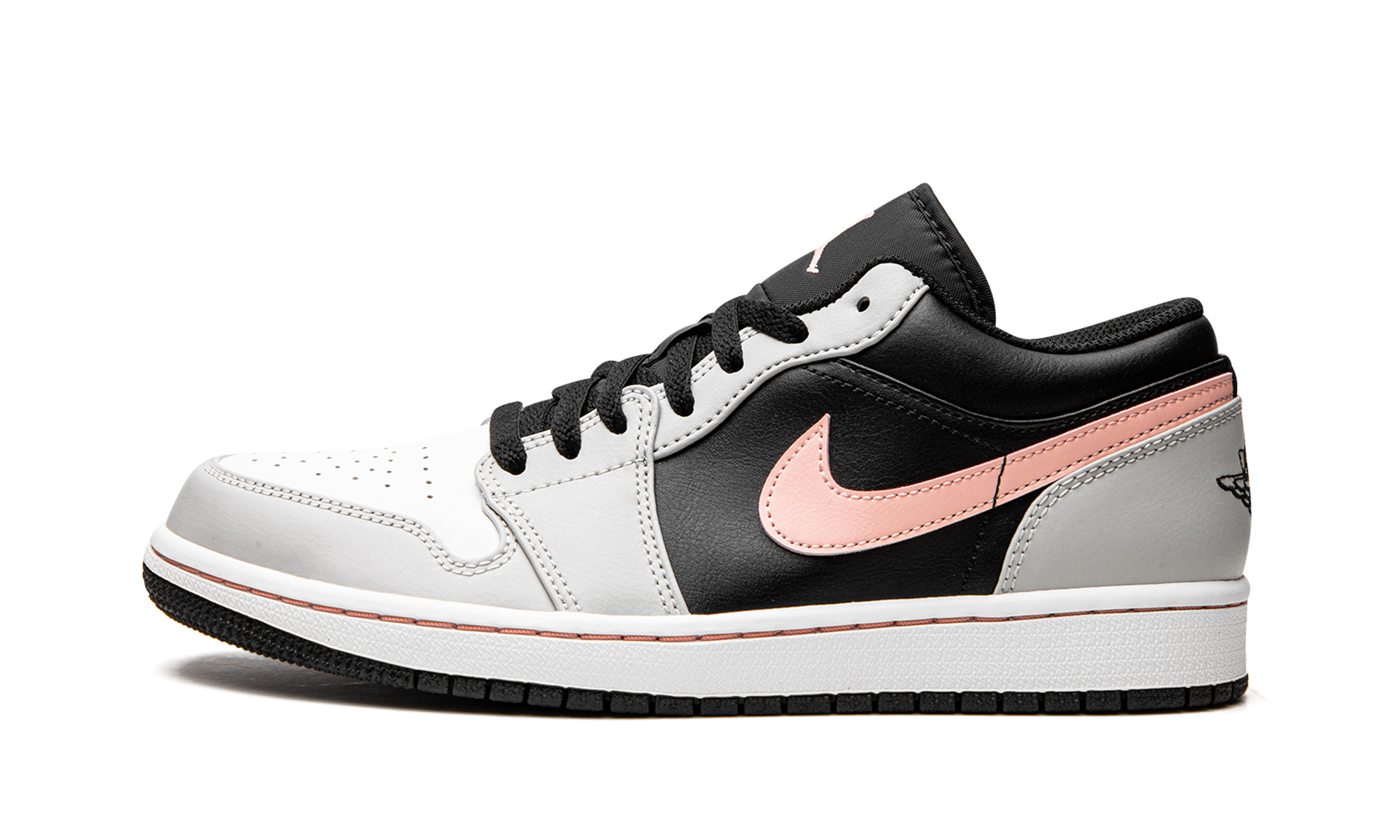 Air Jordan 1 Low Black Grey Pink - resellguru.app