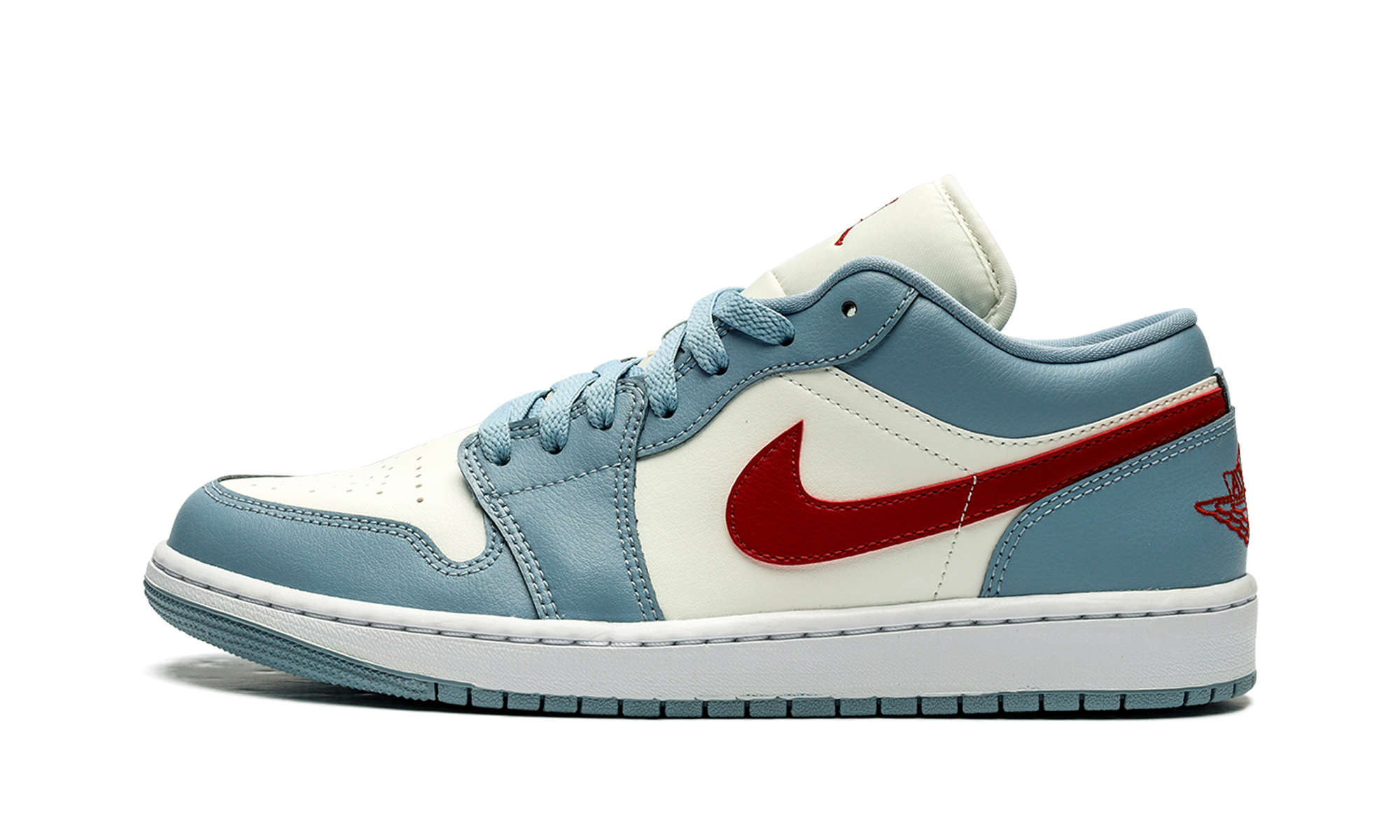 Air Jordan 1 Low Blue Whisper Dune Red - resellguru.app