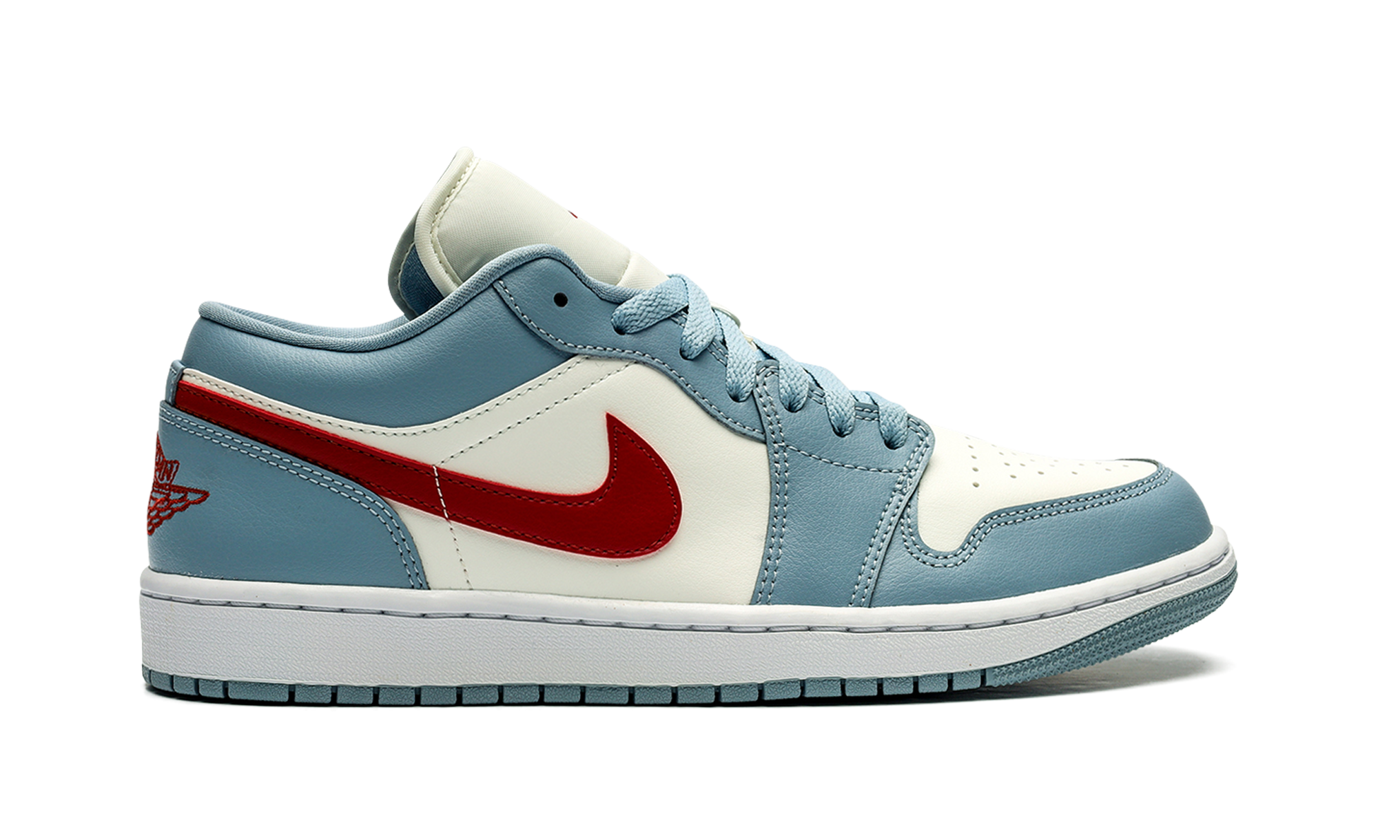 Air Jordan 1 Low Blue Whisper Dune Red - resellguru.app