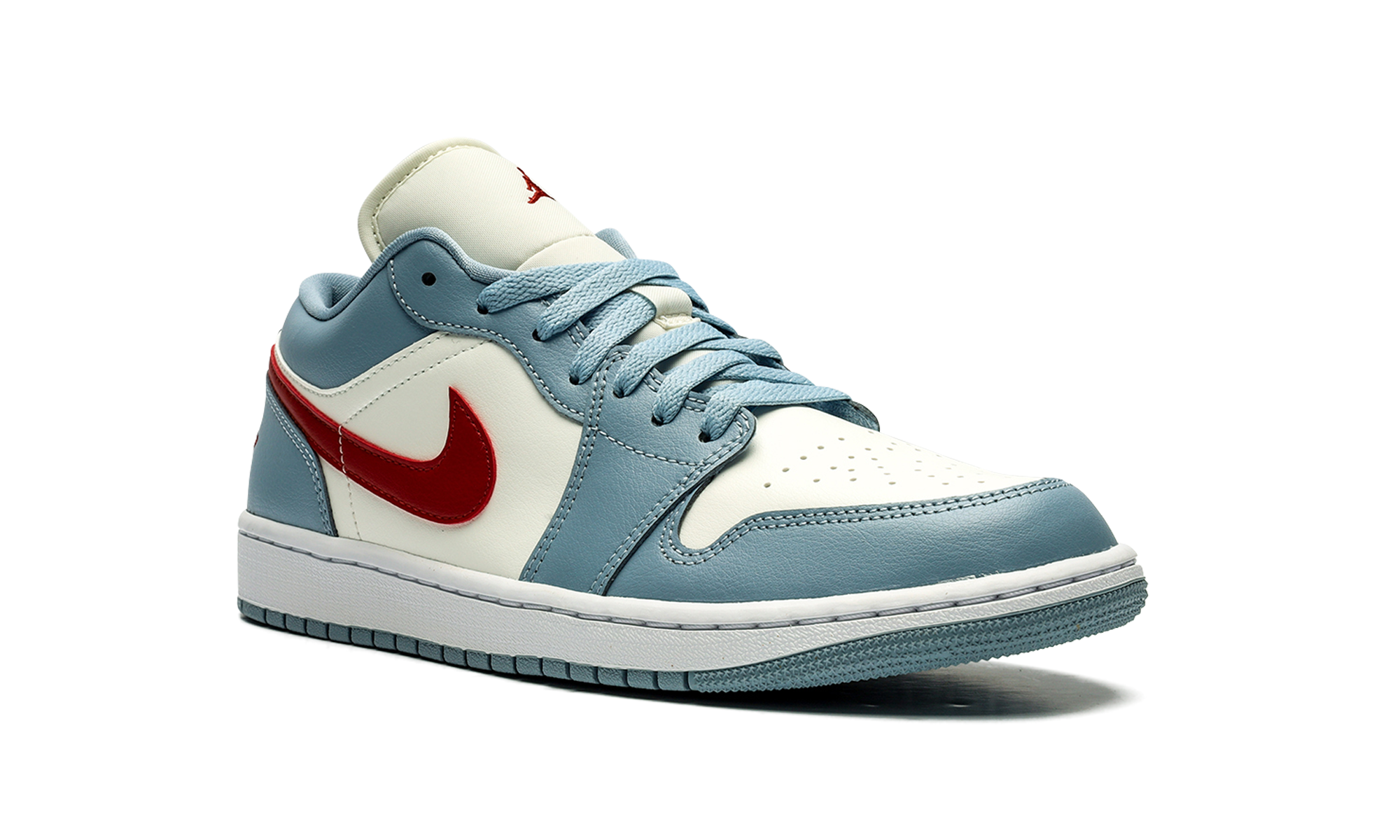Air Jordan 1 Low Blue Whisper Dune Red - resellguru.app