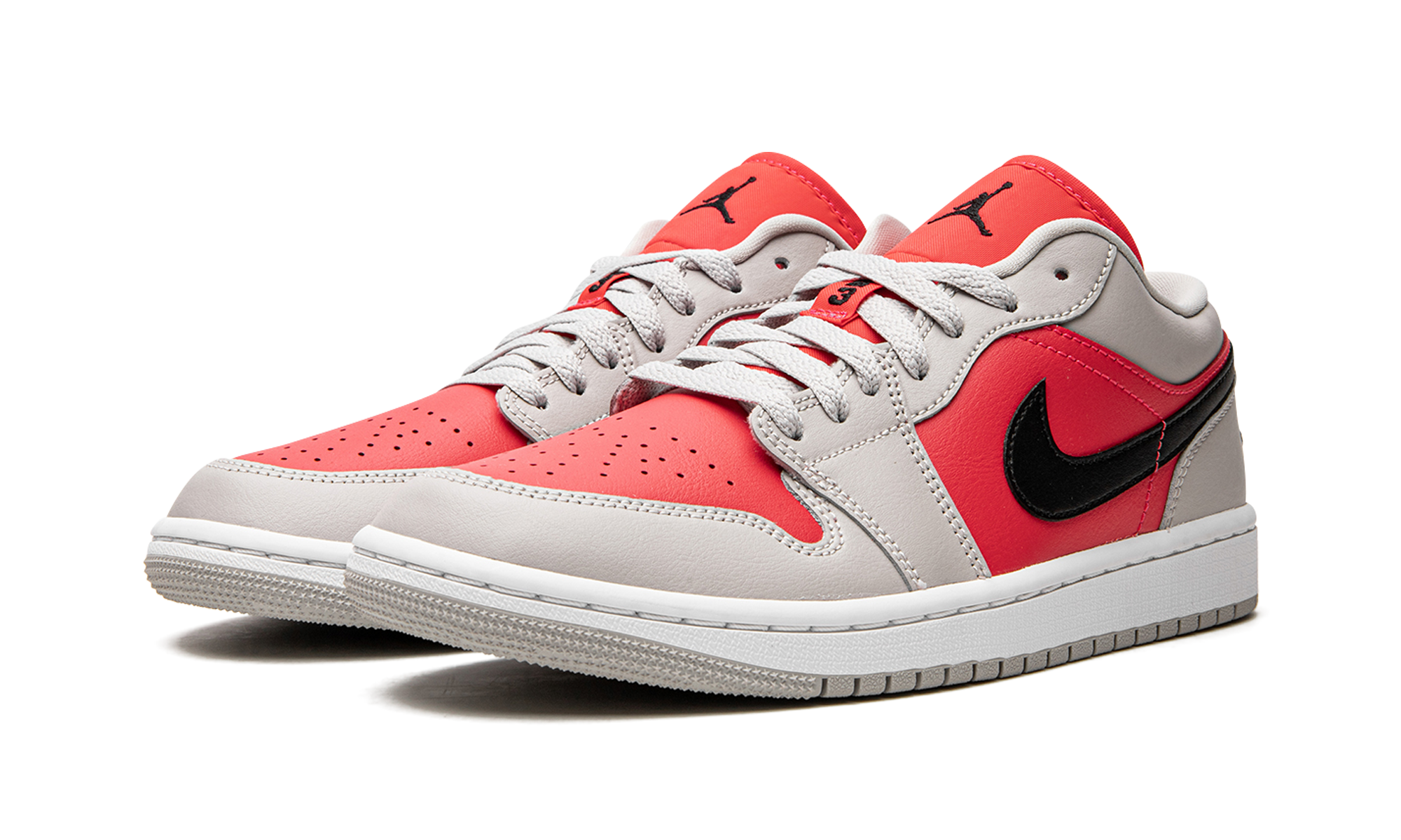 Air Jordan 1 Retro Low Light Iron Ore Siren Red - resellguru.app