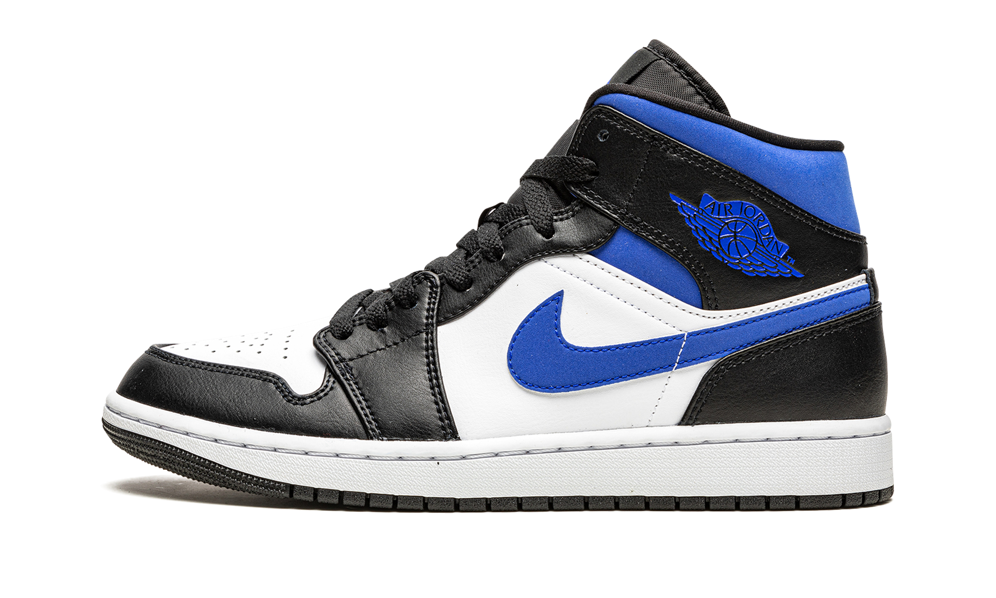 Air Jordan 1 Mid White Black Racer Blue - resellguru.app