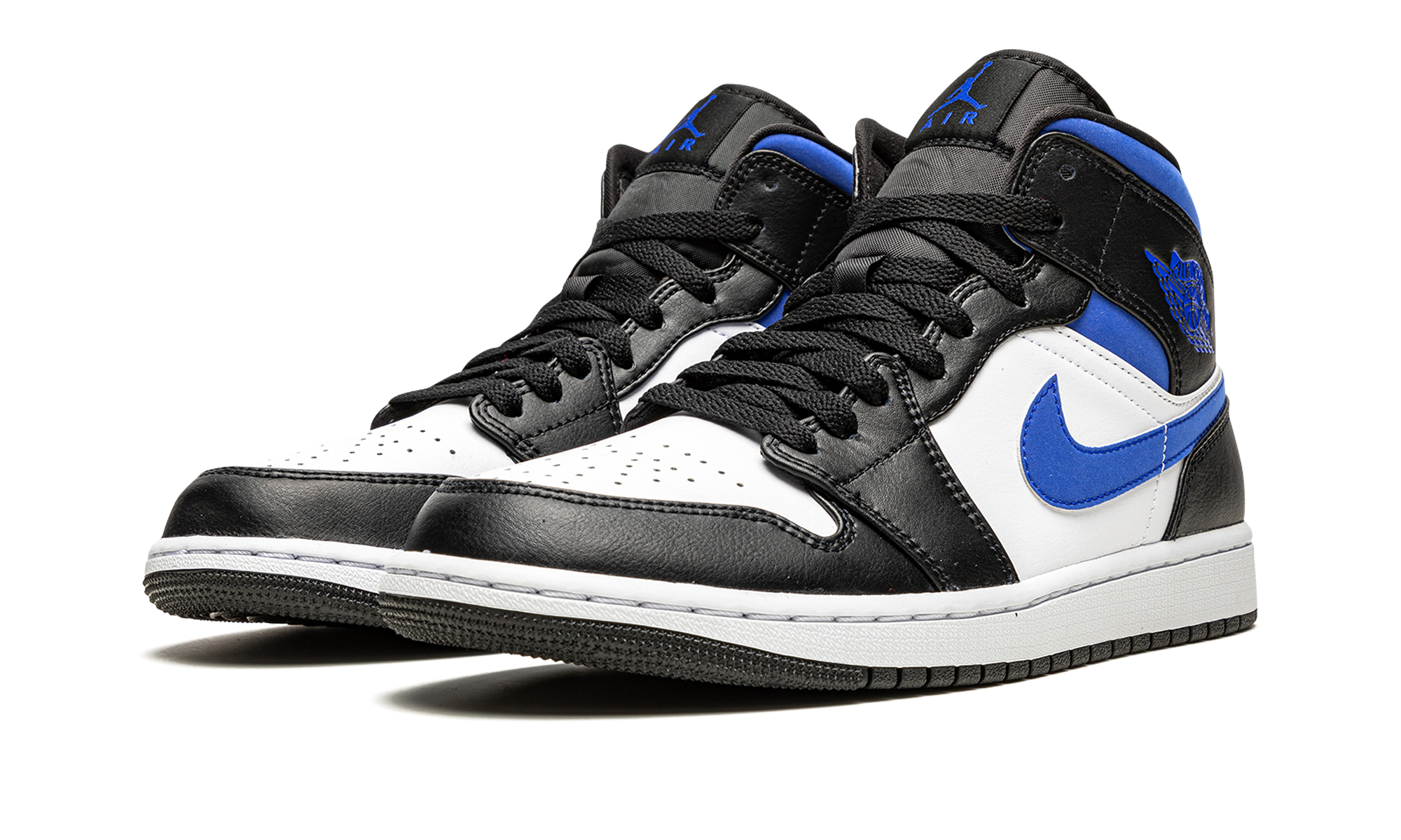 Air Jordan 1 Mid White Black Racer Blue - resellguru.app