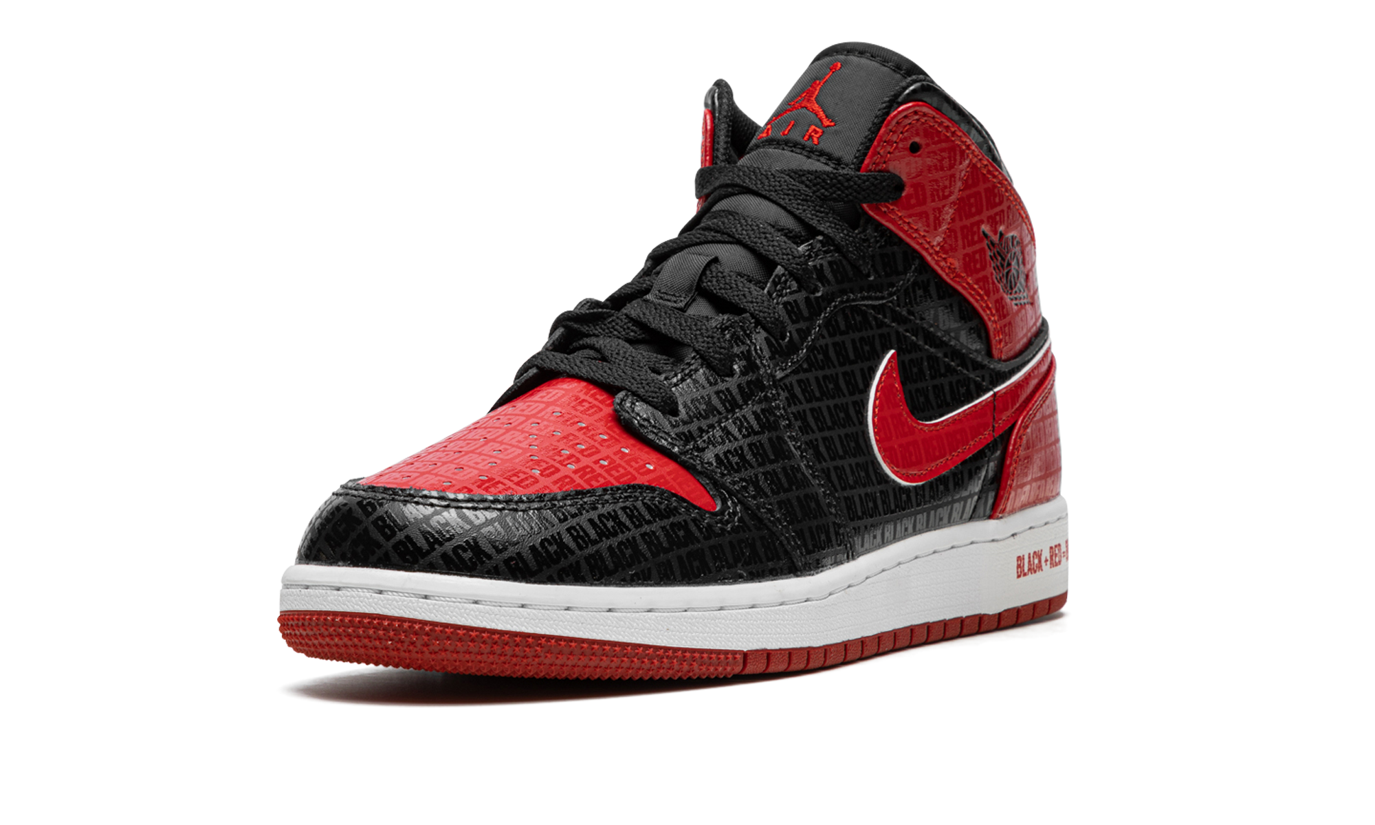 Air Jordan 1 Mid Bred Text - resellguru.app