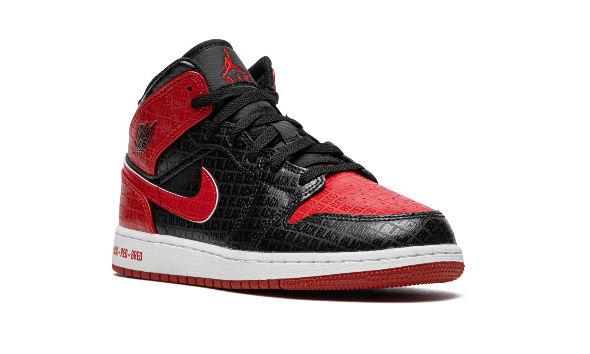 Air Jordan 1 Mid Bred Text - resellguru.app