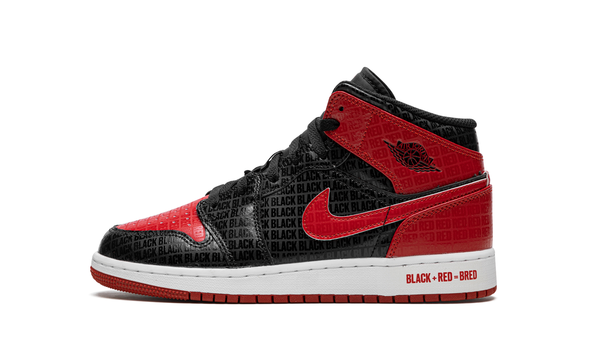 Air Jordan 1 Mid Bred Text - resellguru.app