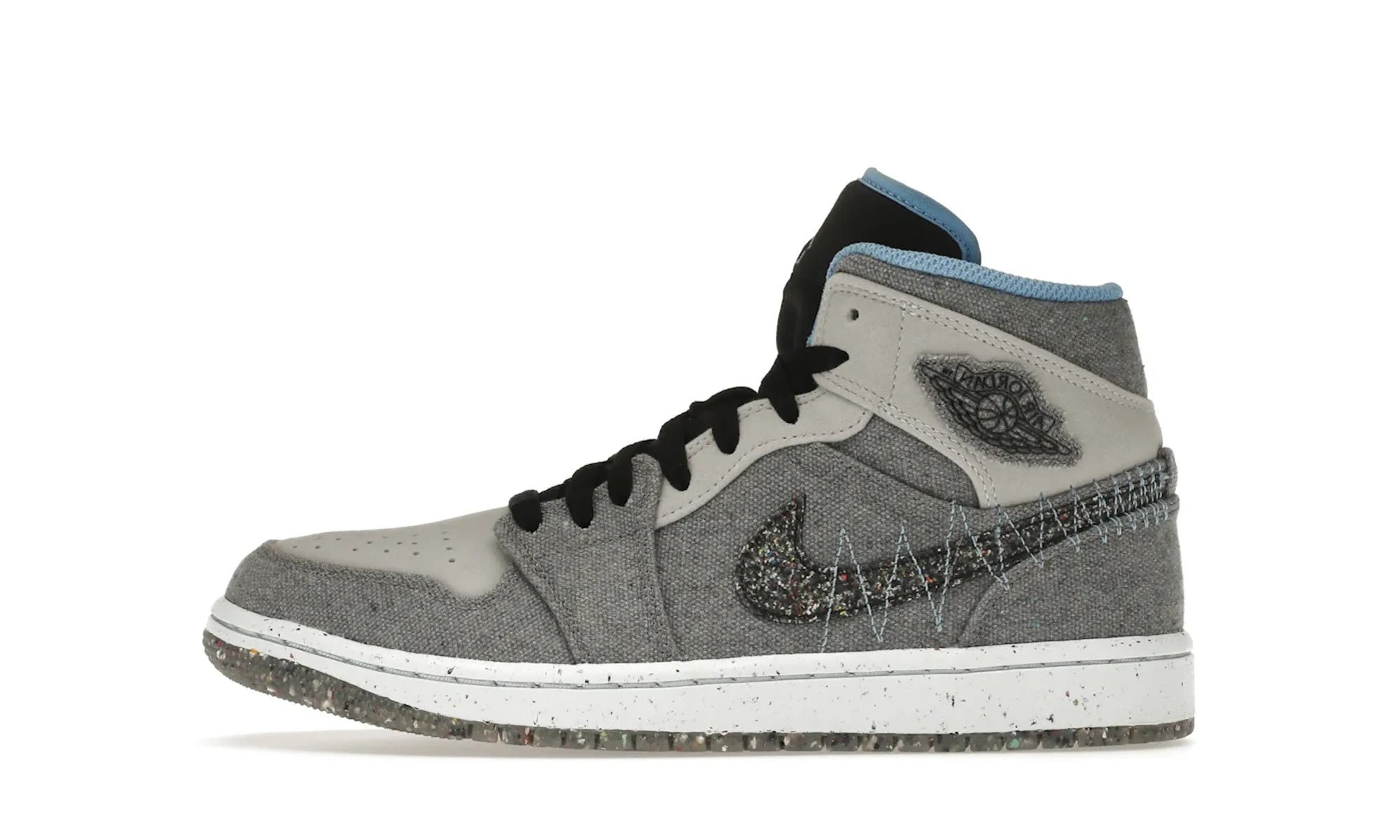 Air Jordan 1 Mid Crater Grey University Blue - resellguru.app
