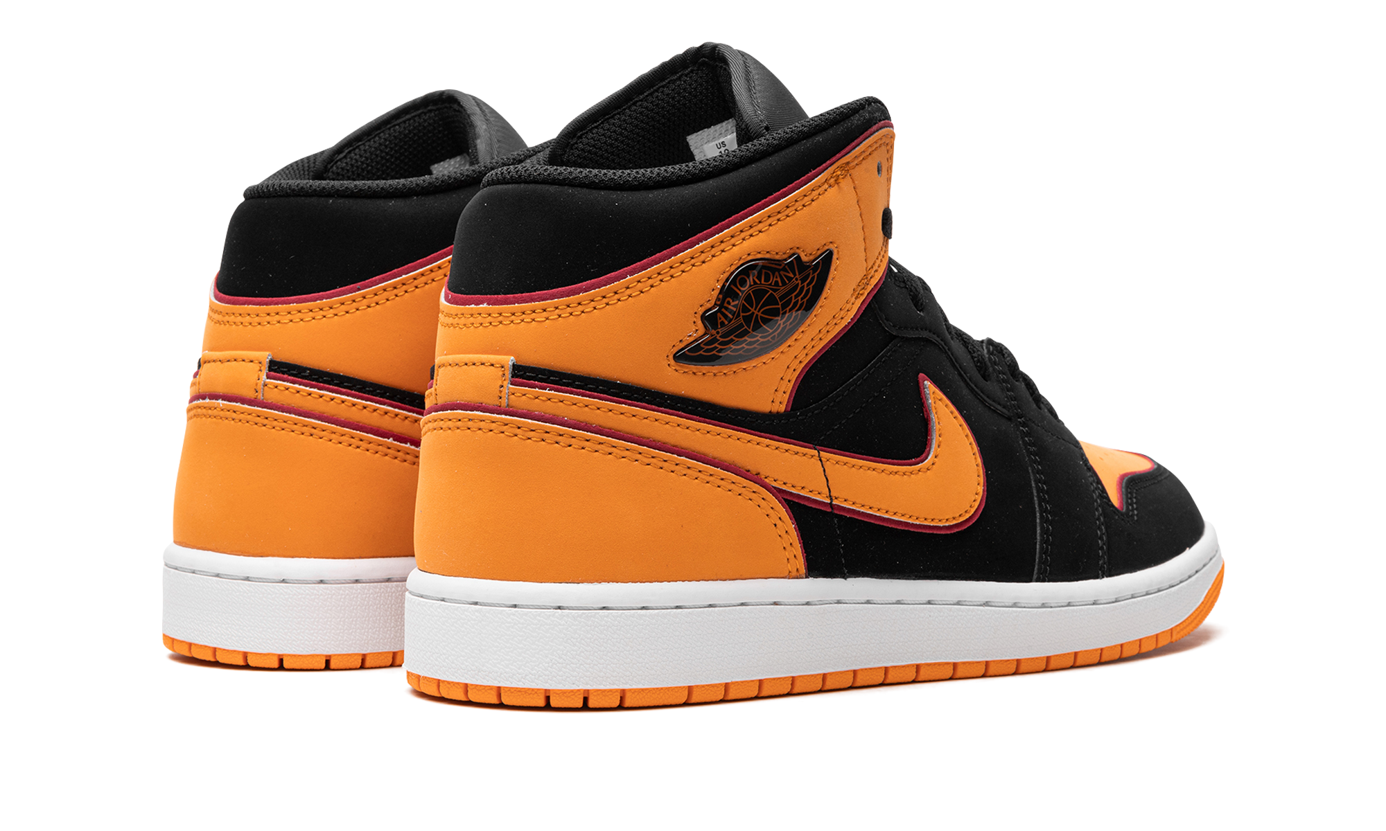 Air Jordan 1 Mid Fat Tongue Black Orange - resellguru.app
