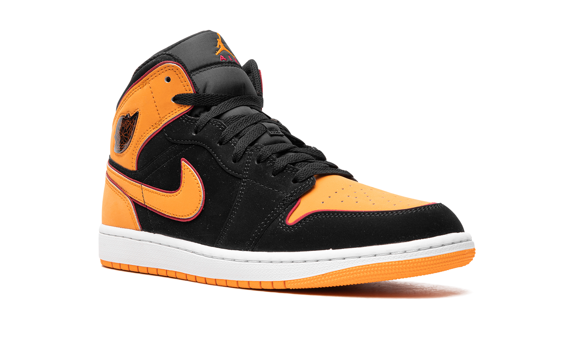 Air Jordan 1 Mid Fat Tongue Black Orange - resellguru.app