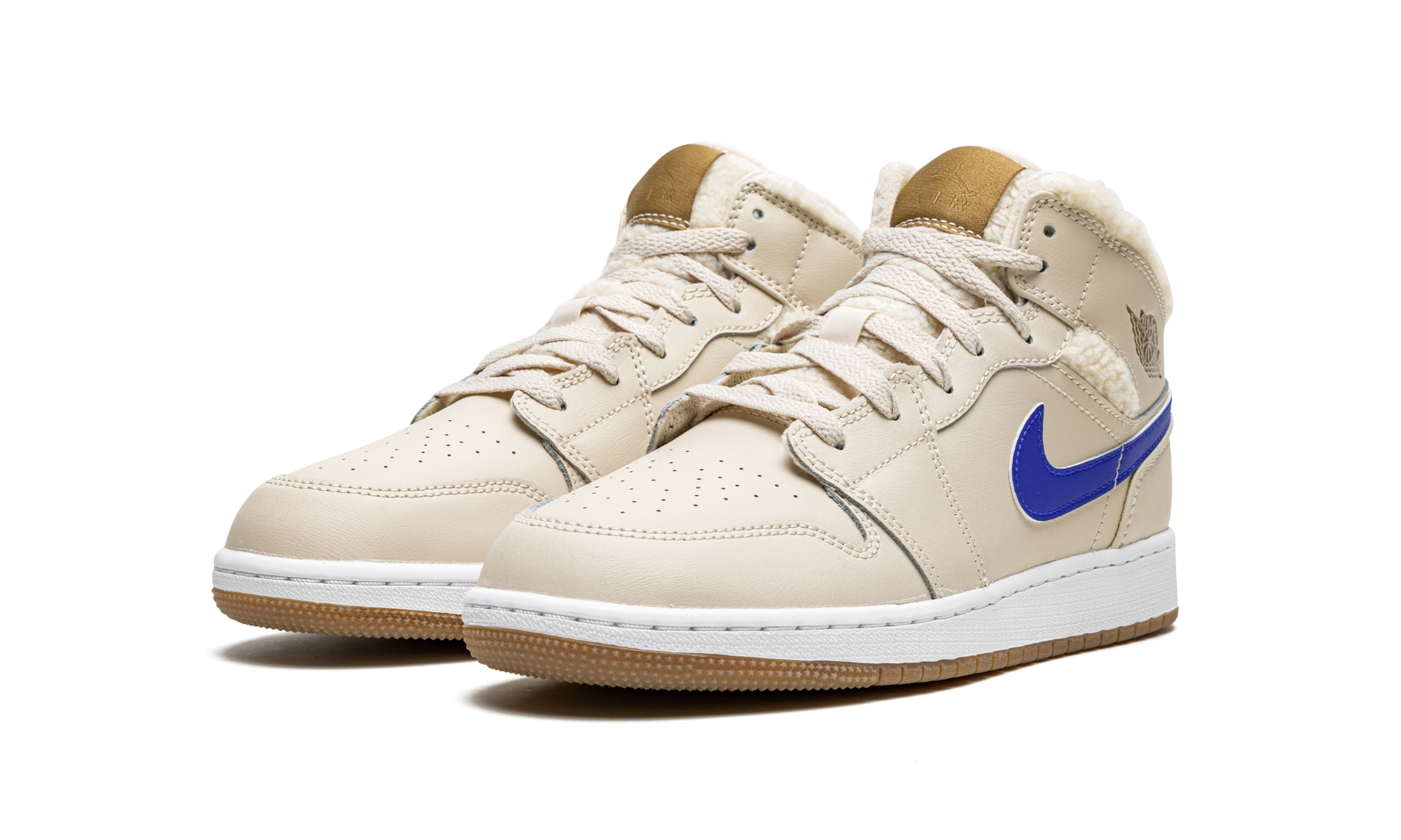 Air Jordan 1 Mid Utility Fleece Pearl White - resellguru.app