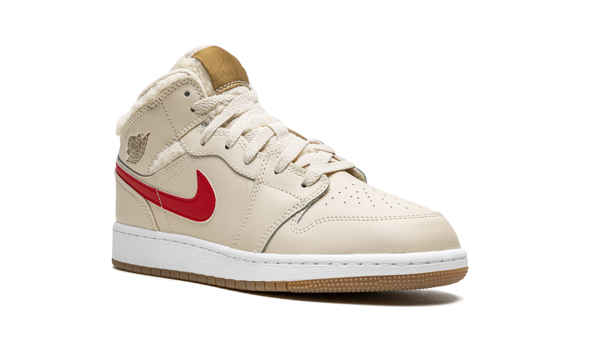 Air Jordan 1 Mid Utility Fleece Pearl White - resellguru.app