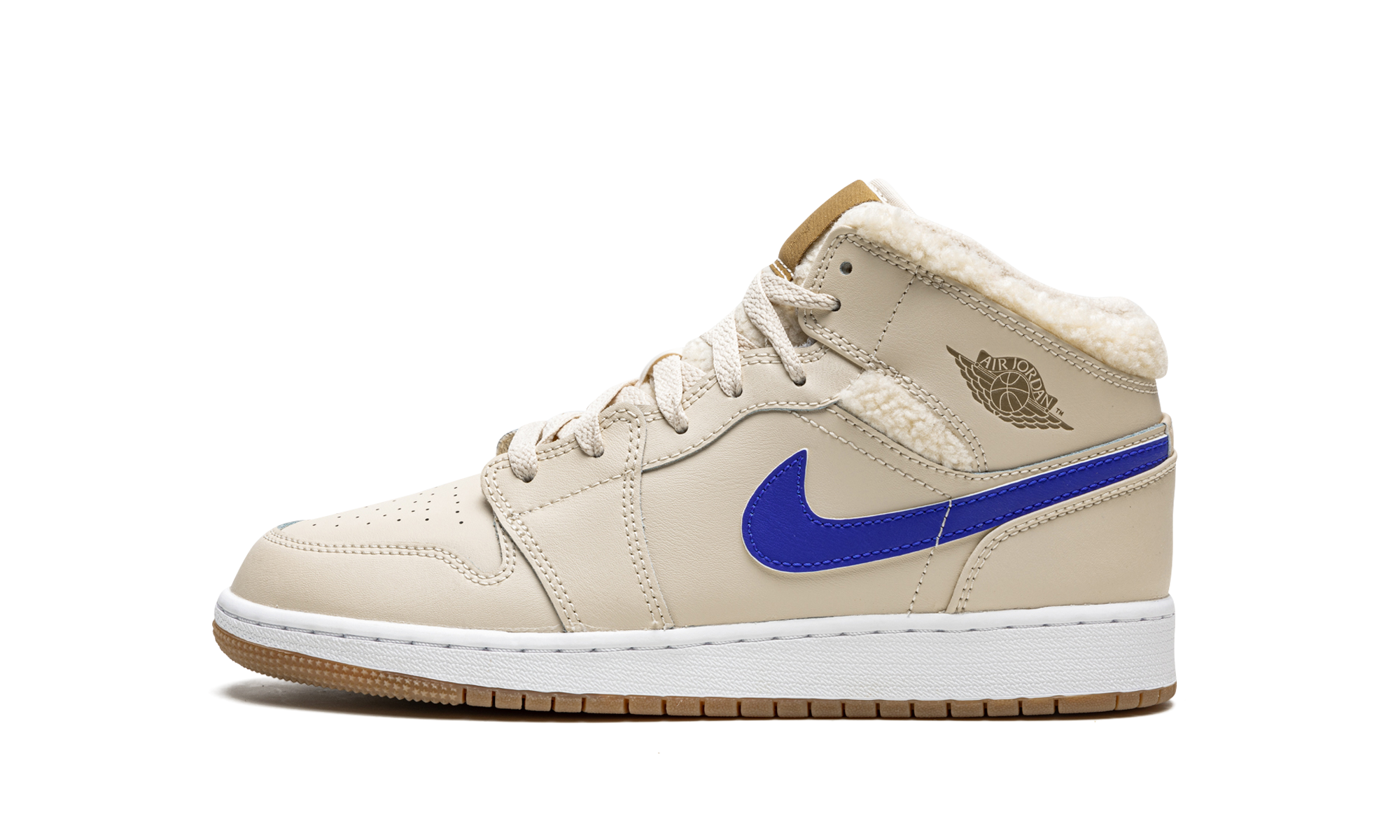 Air Jordan 1 Mid Utility Fleece Pearl White - resellguru.app
