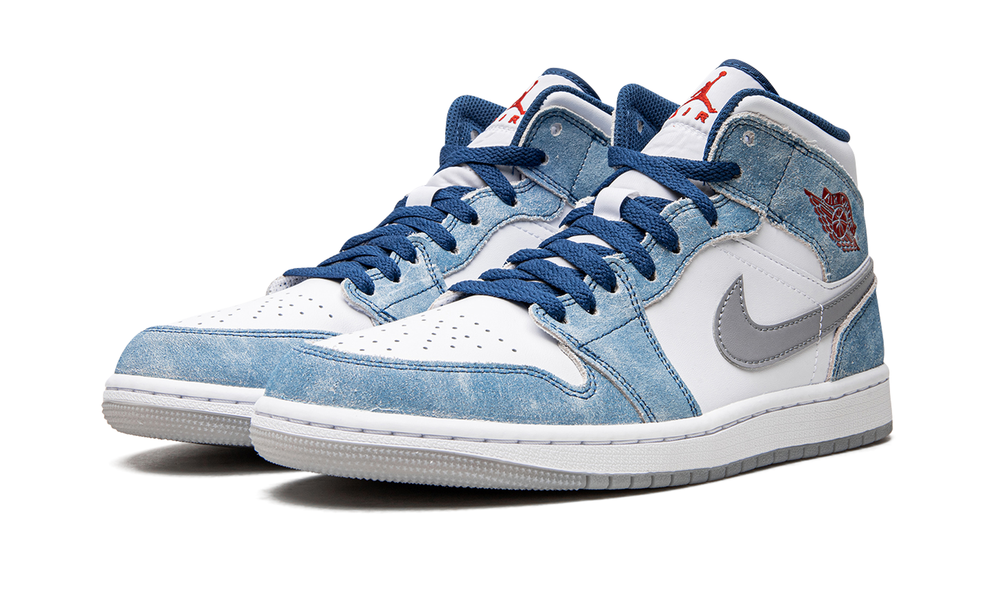 Air Jordan 1 Mid French Blue Fire Red - resellguru.app