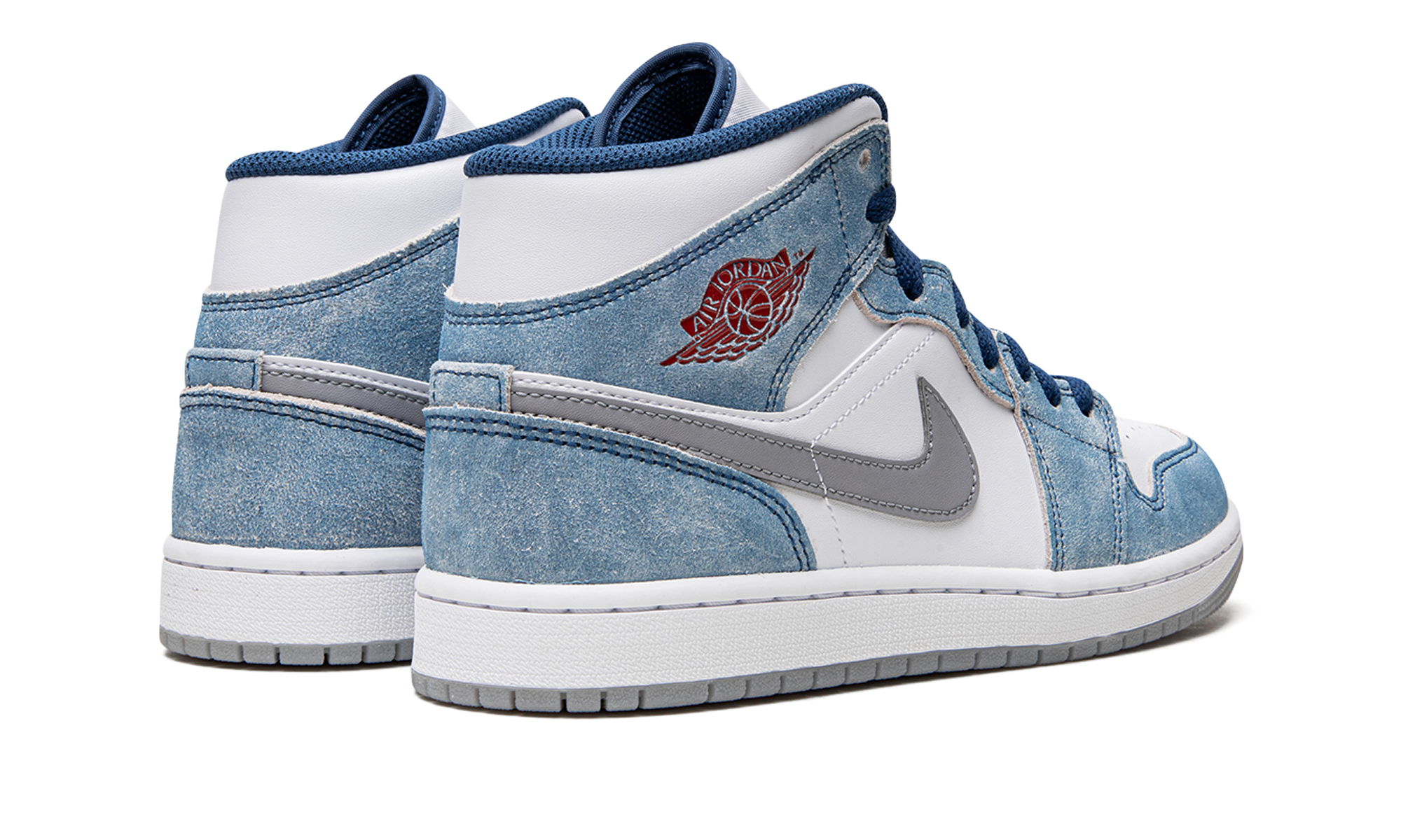 Air Jordan 1 Mid French Blue Fire Red - resellguru.app