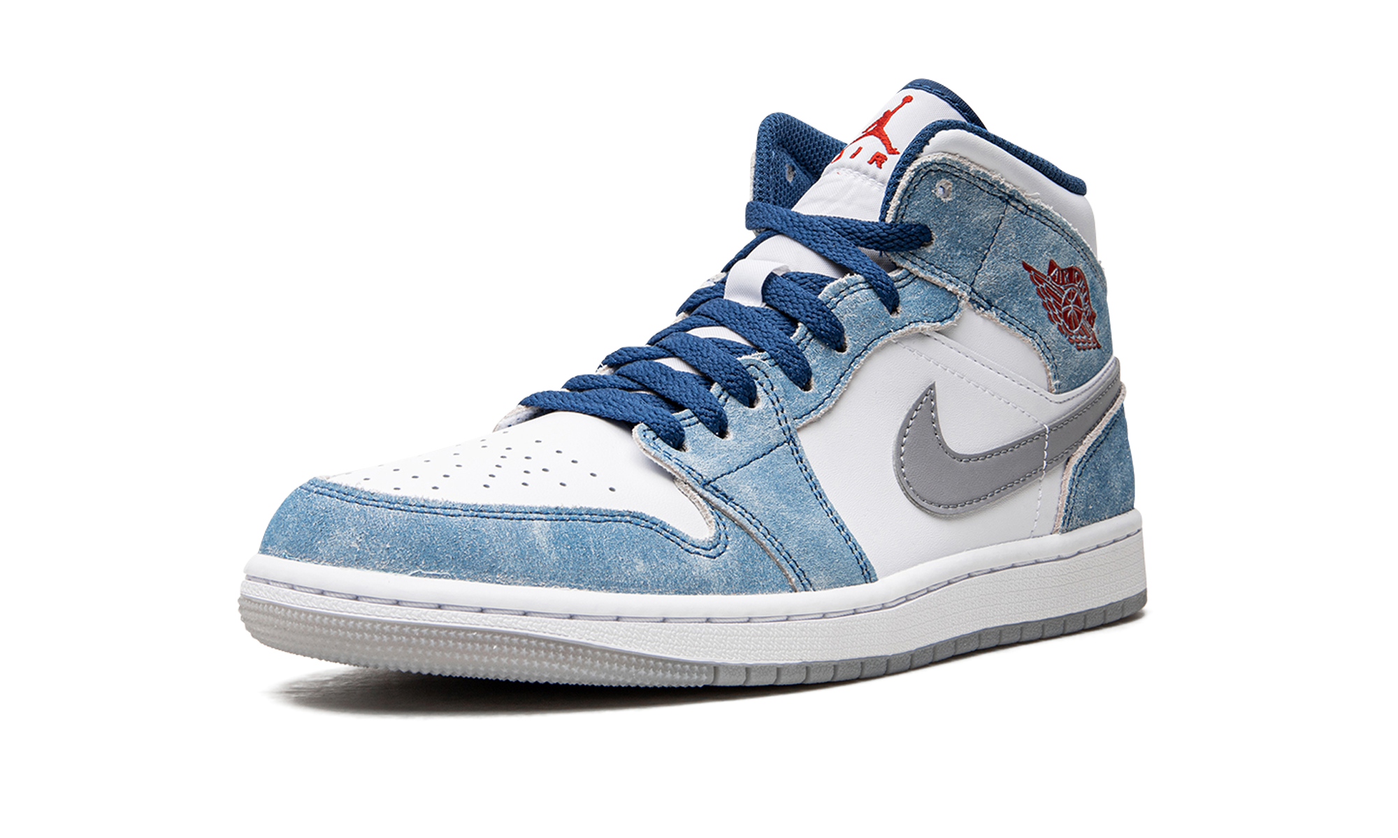 Air Jordan 1 Mid French Blue Fire Red - resellguru.app
