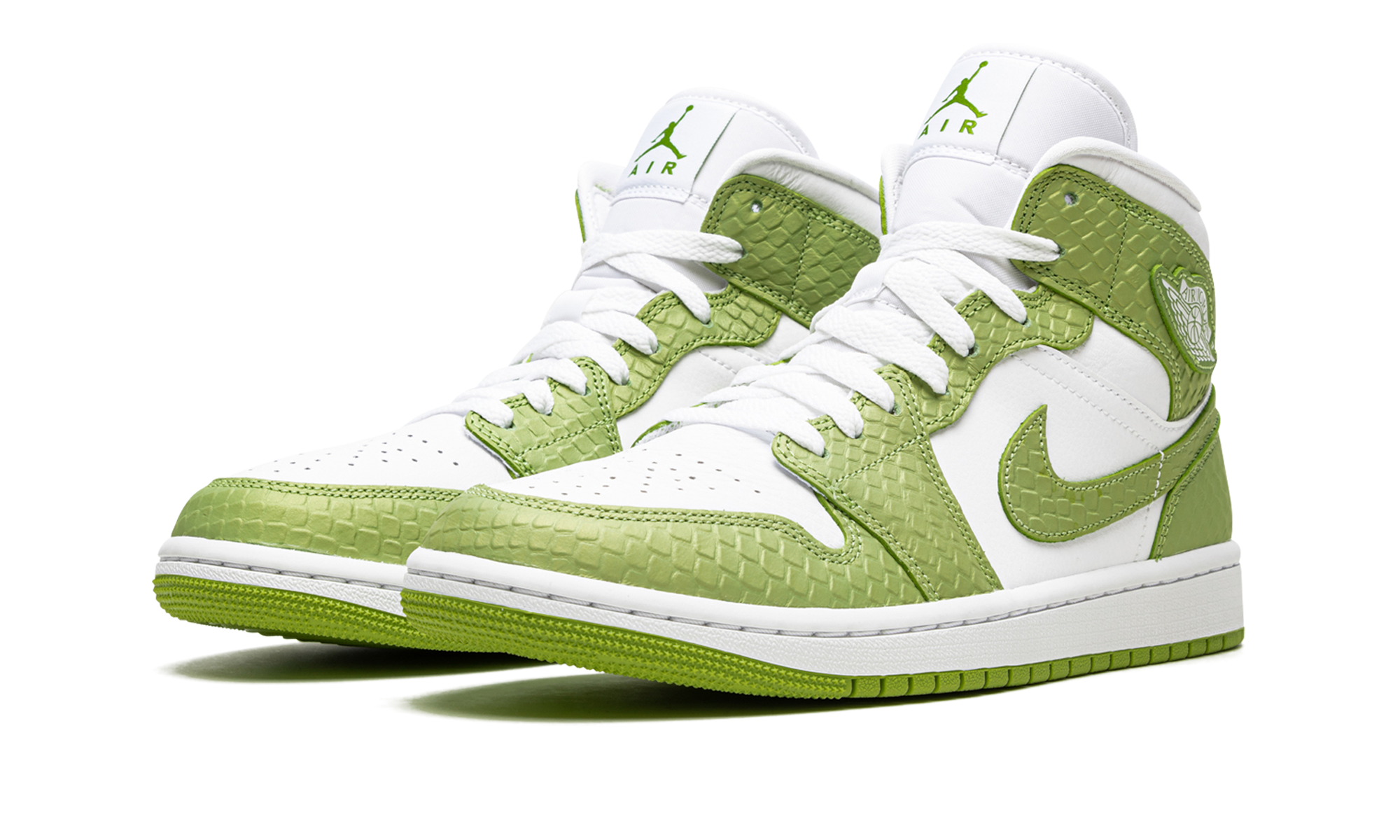 Air Jordan 1 Mid Green Python - resellguru.app