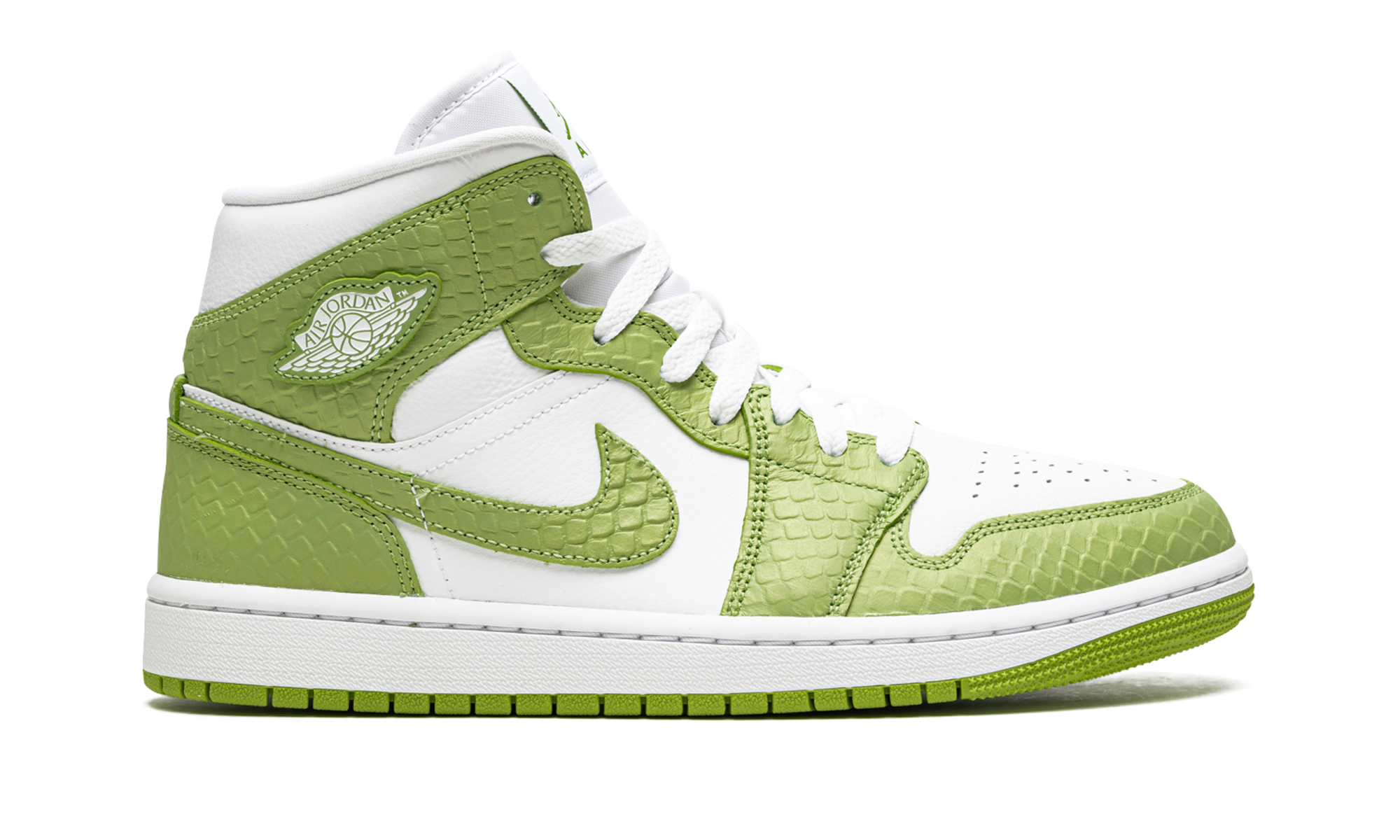 Air Jordan 1 Mid Green Python - resellguru.app